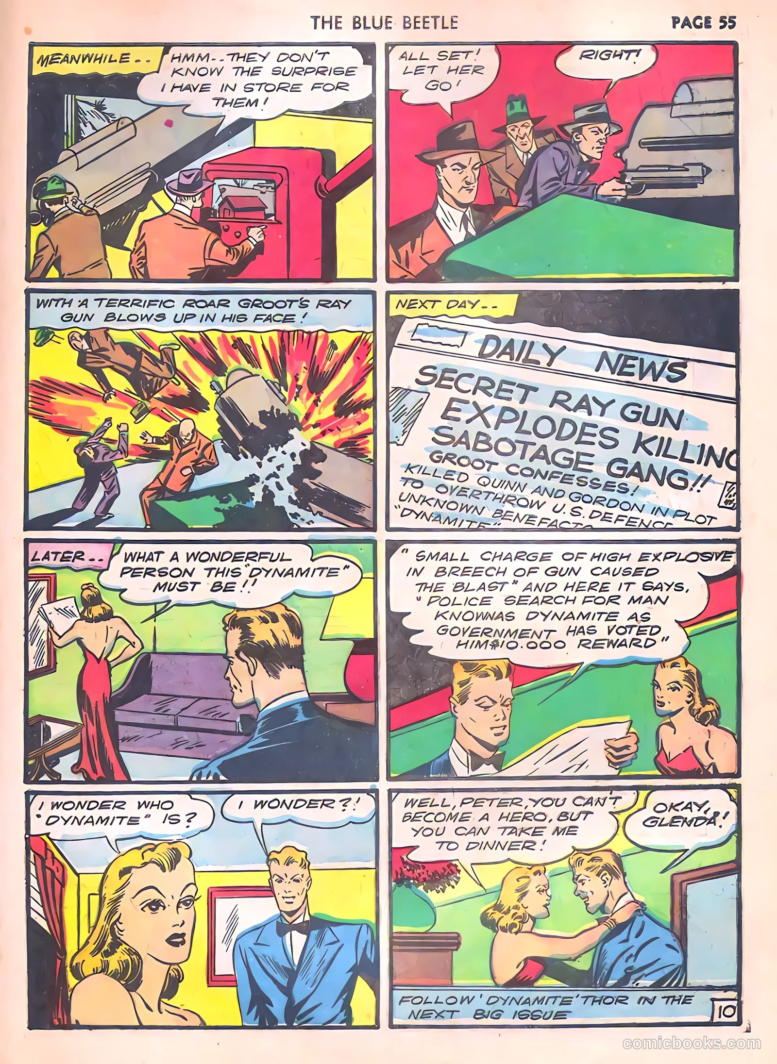 Blue Beetle #6 (1941) — page 57 of 69