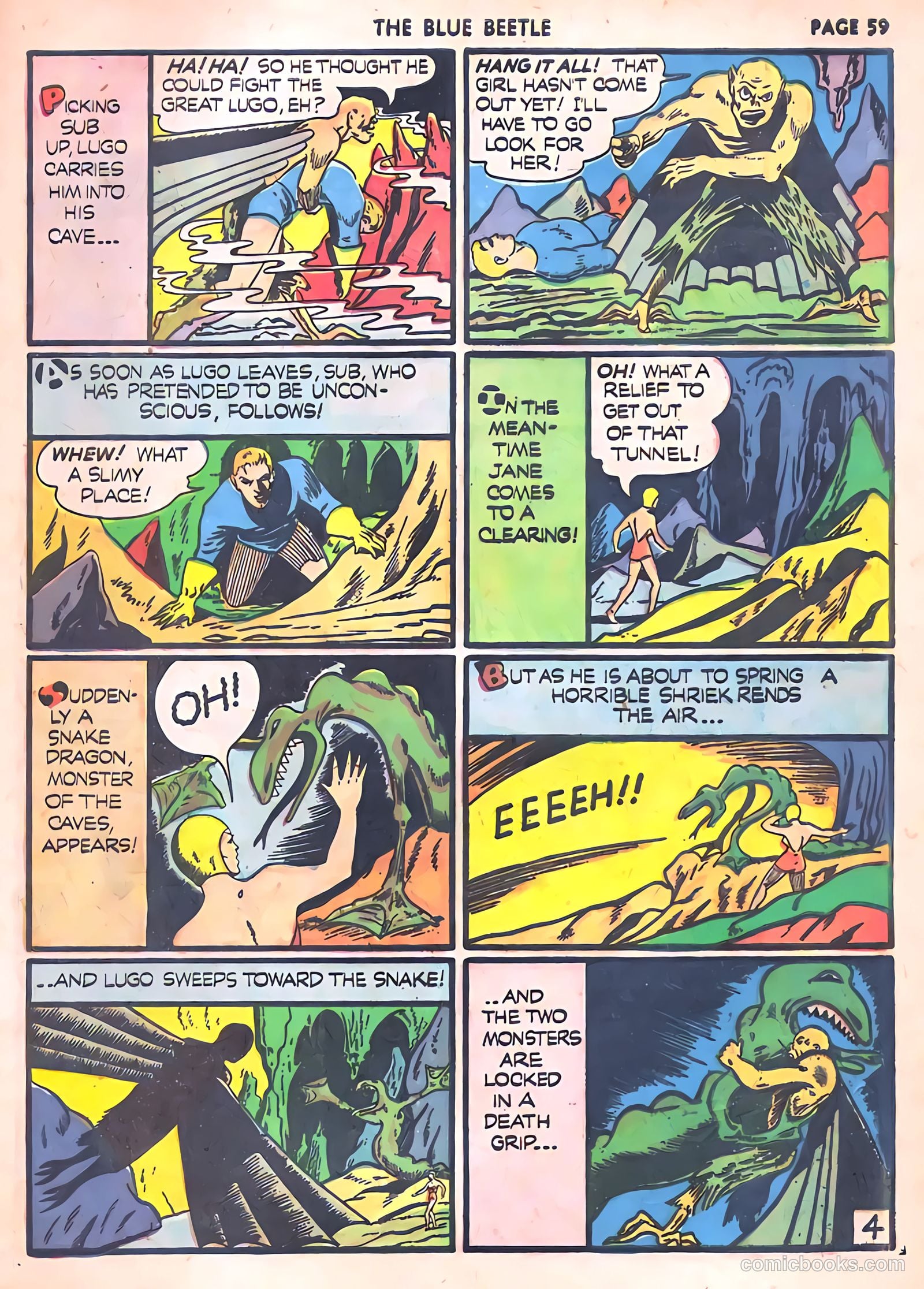 Blue Beetle #6 (1941) — page 61 of 69