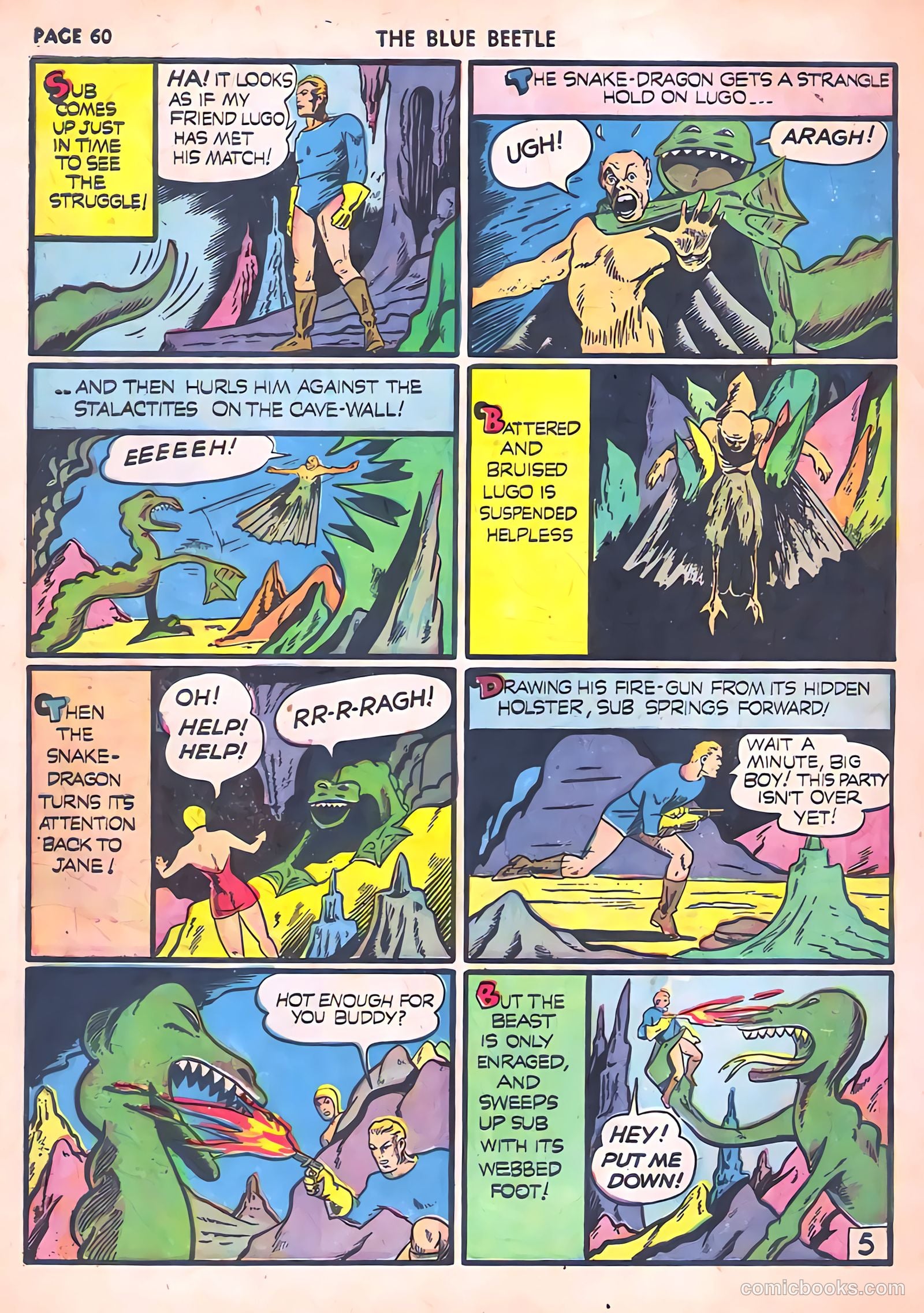 Blue Beetle #6 (1941) — page 62 of 69