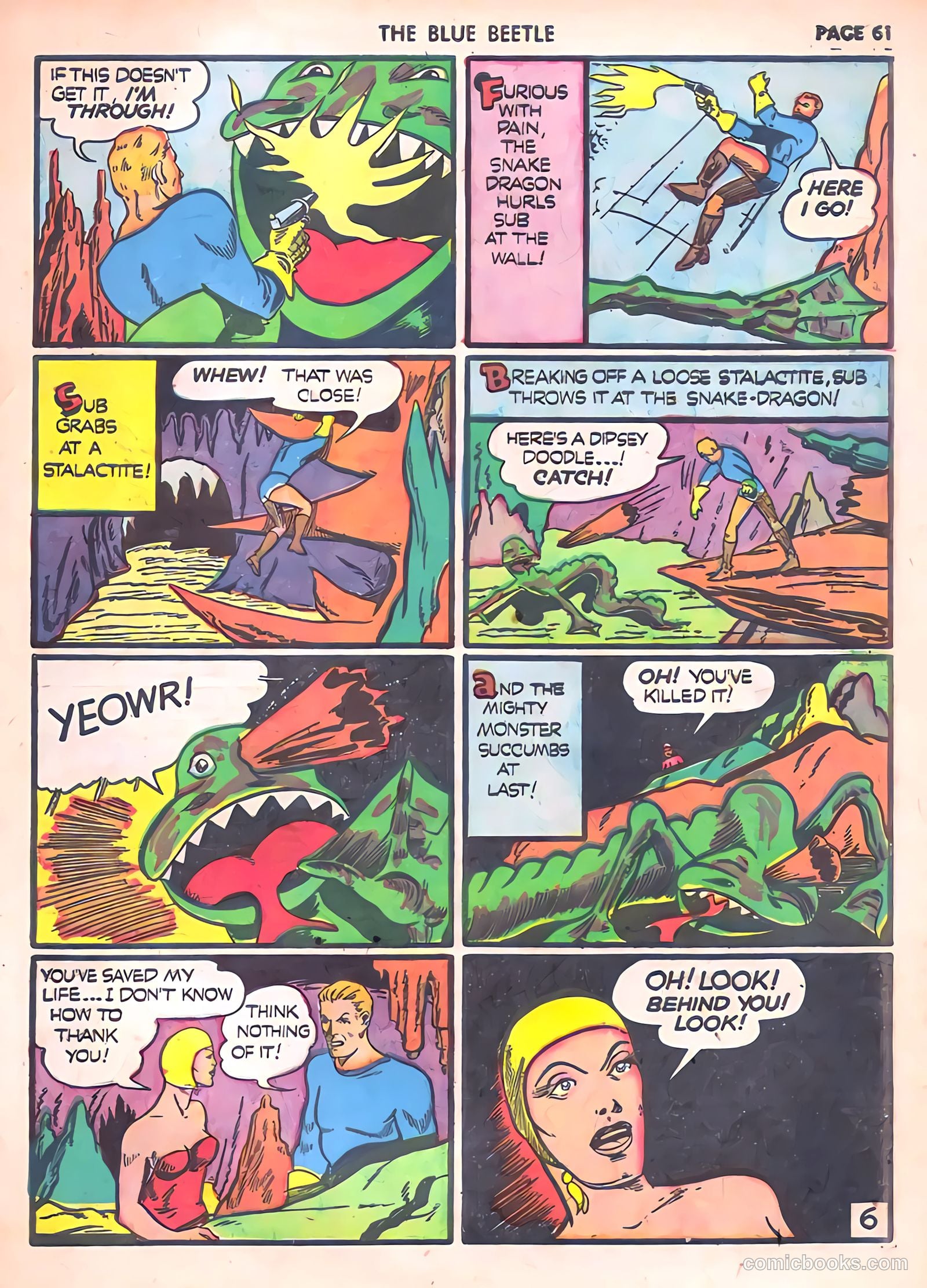 Blue Beetle #6 (1941) — page 63 of 69
