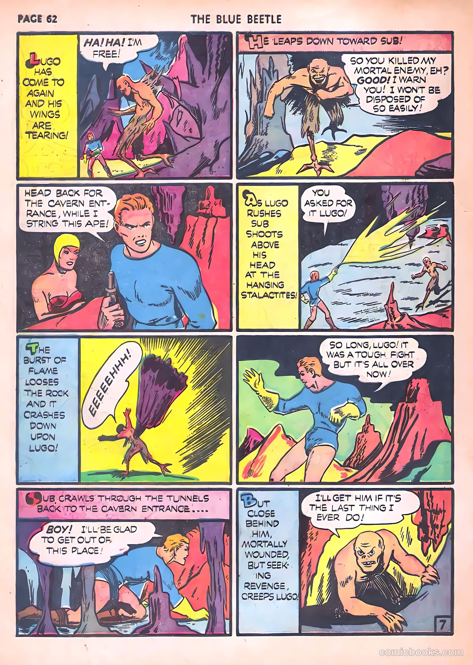 Blue Beetle #6 (1941) — page 64 of 69