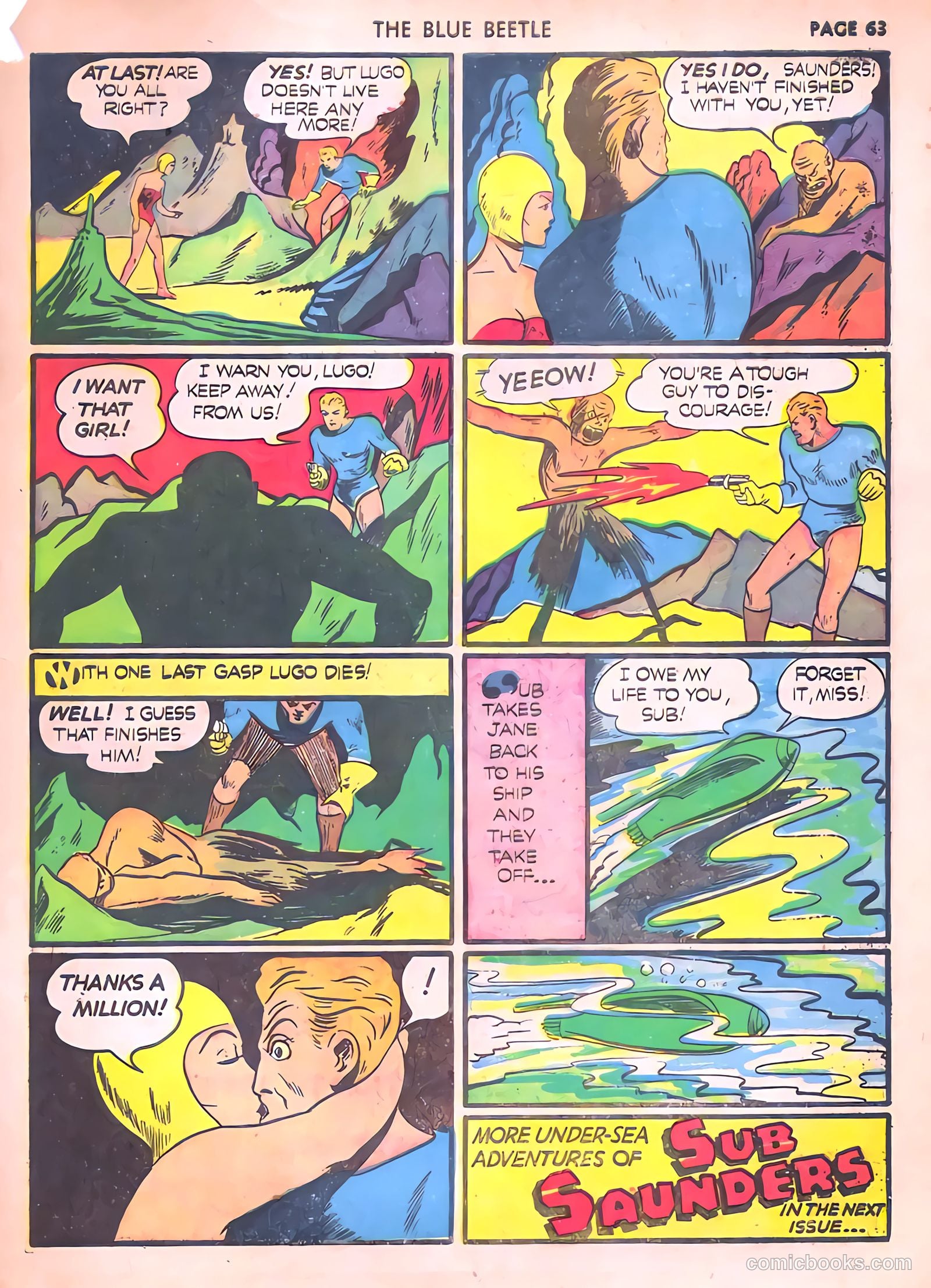 Blue Beetle #6 (1941) — page 65 of 69