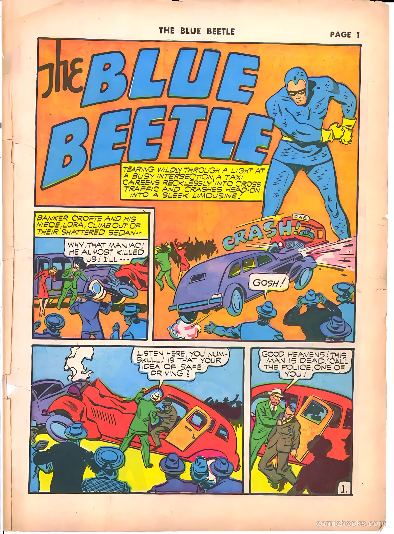 Blue Beetle #9 (1941) — page 3 of 67