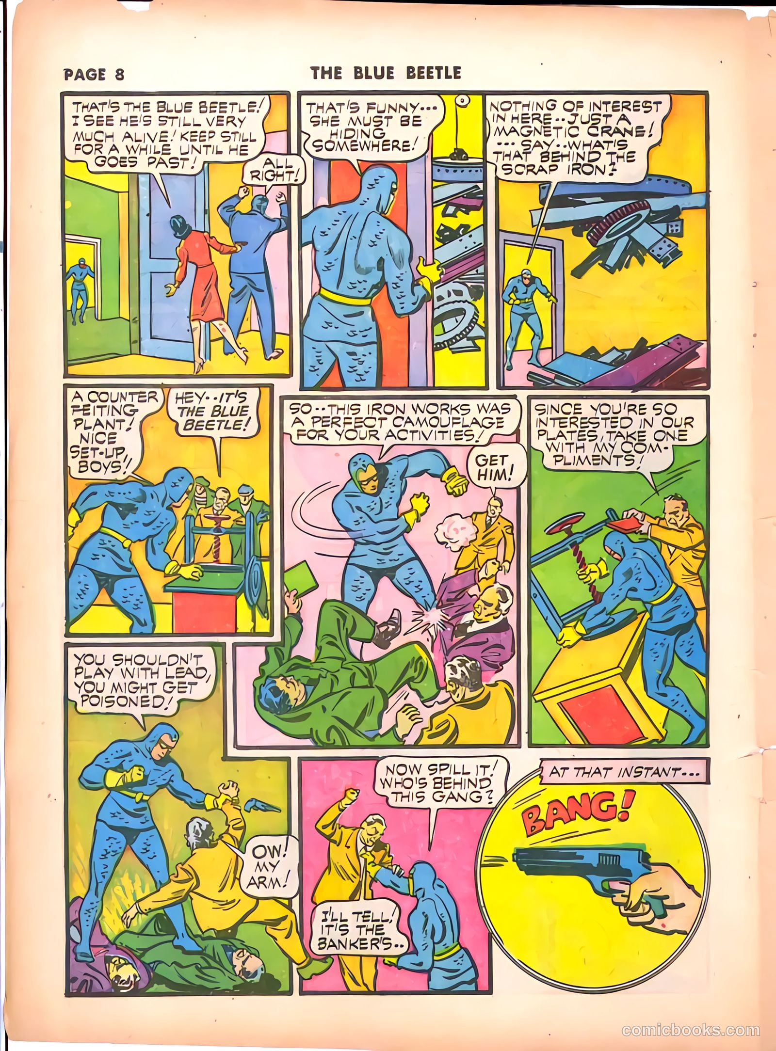Blue Beetle #9 (1941) — page 10 of 67