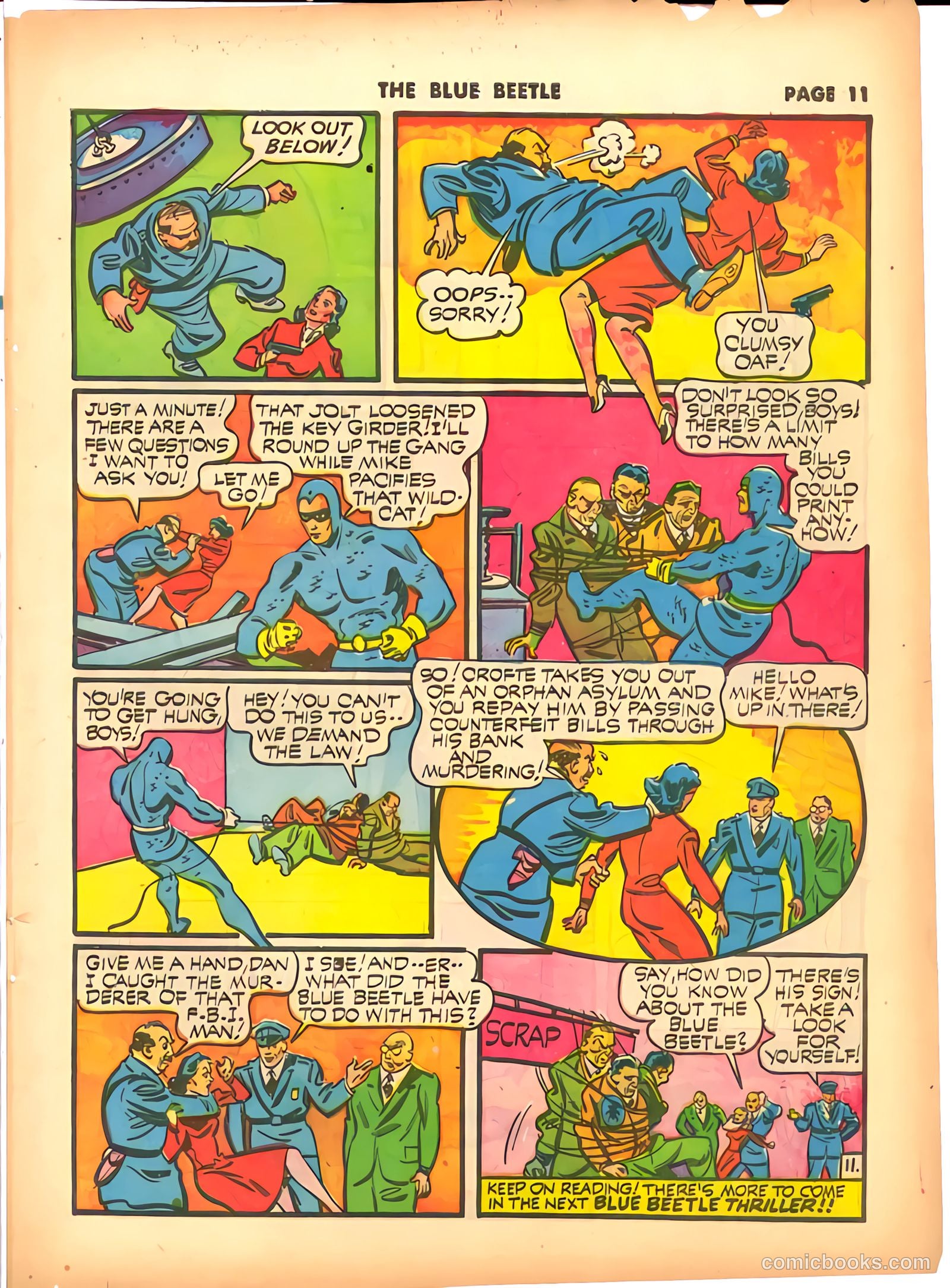 Blue Beetle #9 (1941) — page 13 of 67