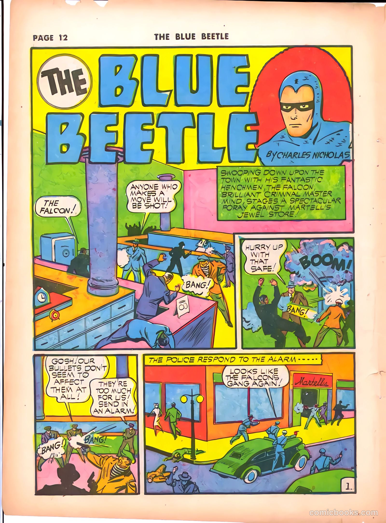 Blue Beetle #9 (1941) — page 14 of 67