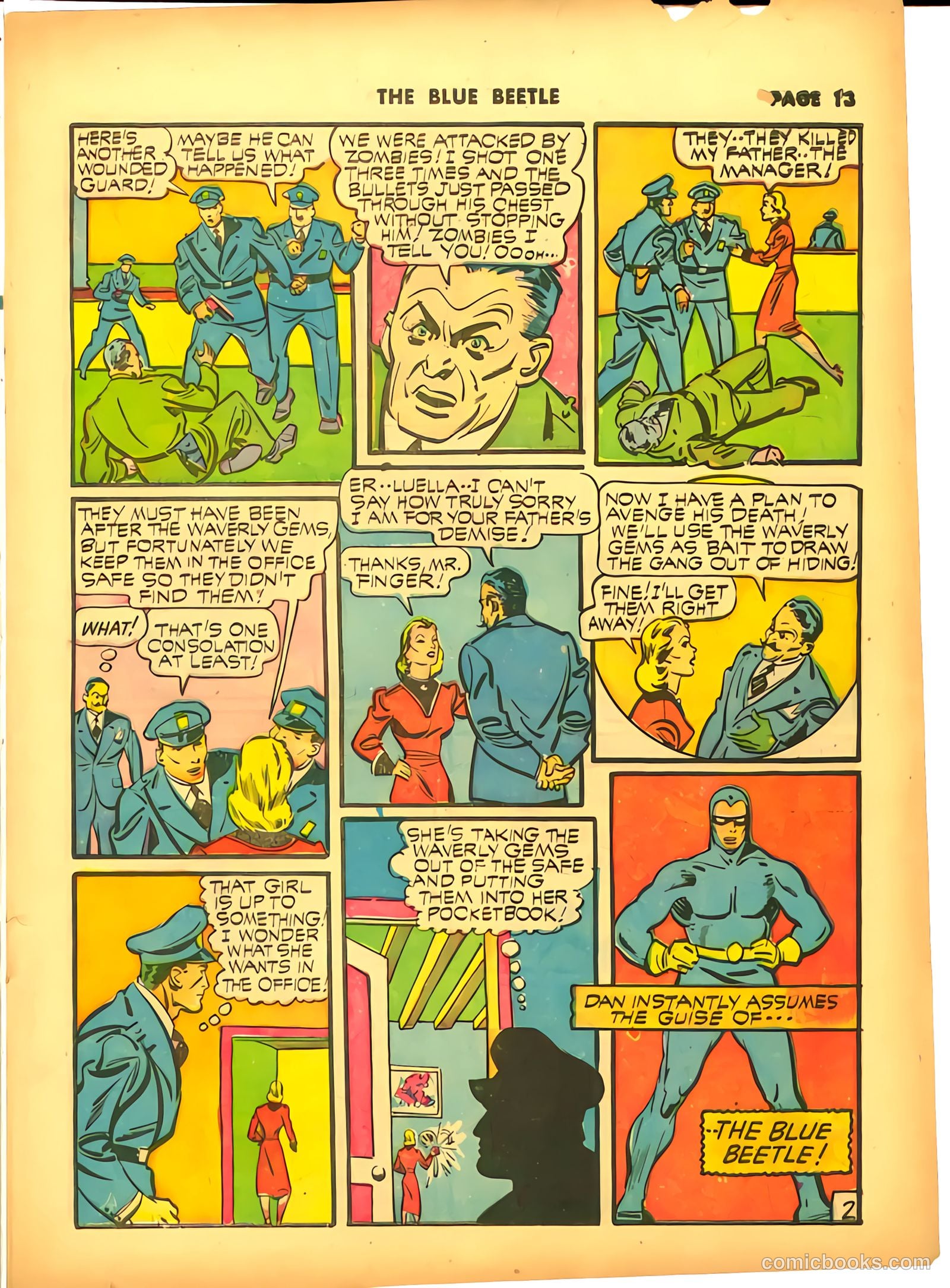 Blue Beetle #9 (1941) — page 15 of 67