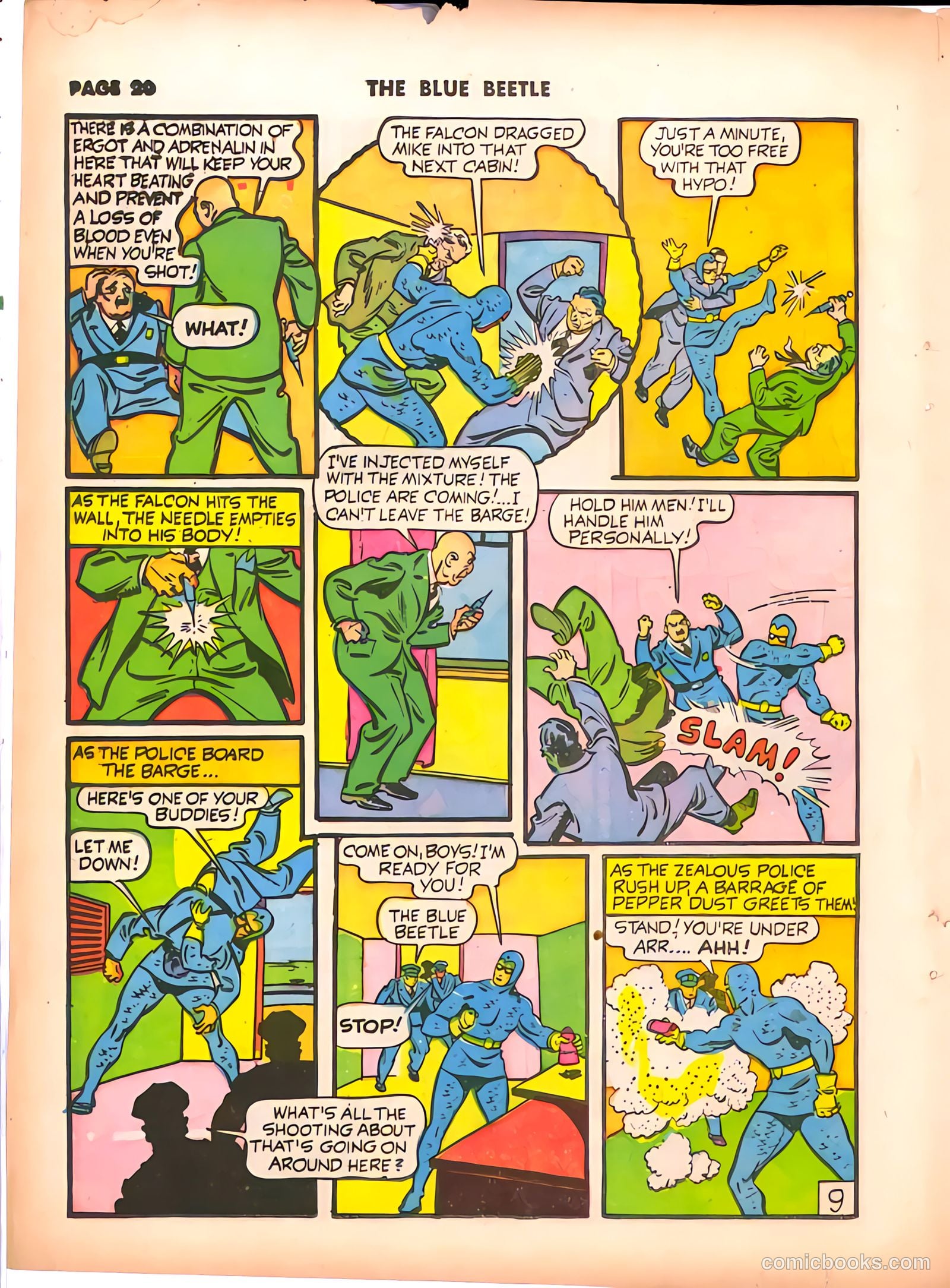 Blue Beetle #9 (1941) — page 22 of 67