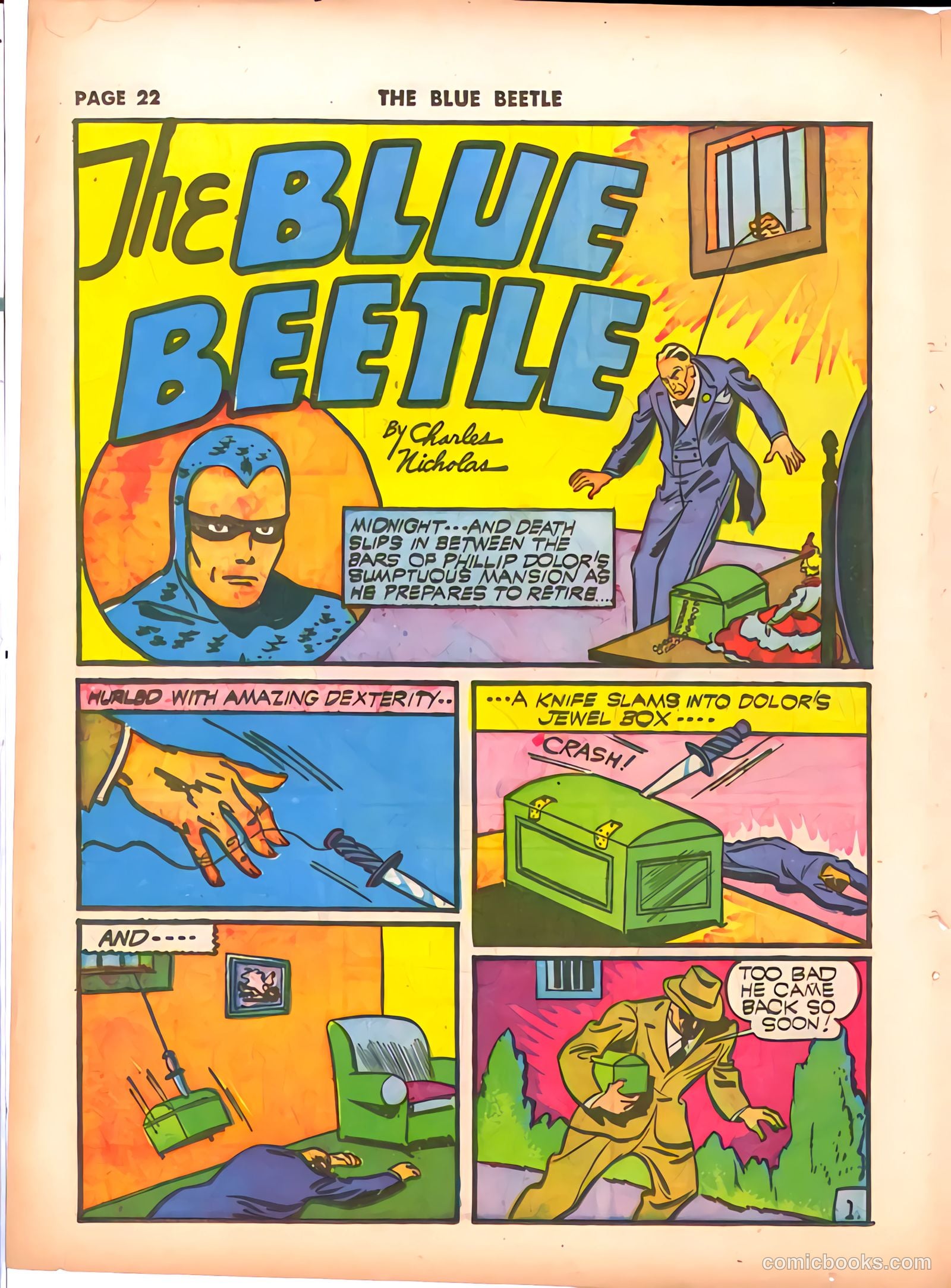 Blue Beetle #9 (1941) — page 24 of 67