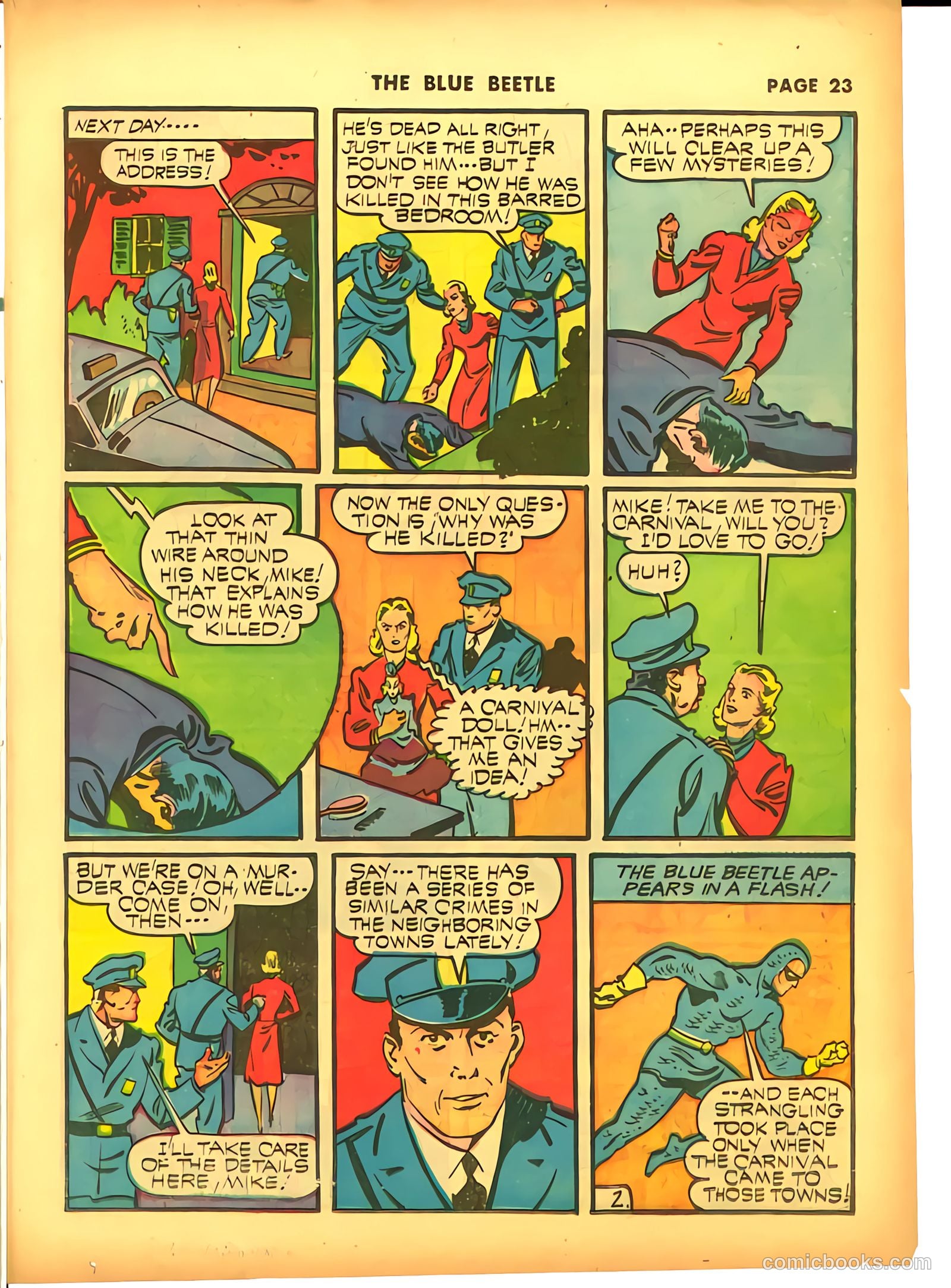 Blue Beetle #9 (1941) — page 25 of 67