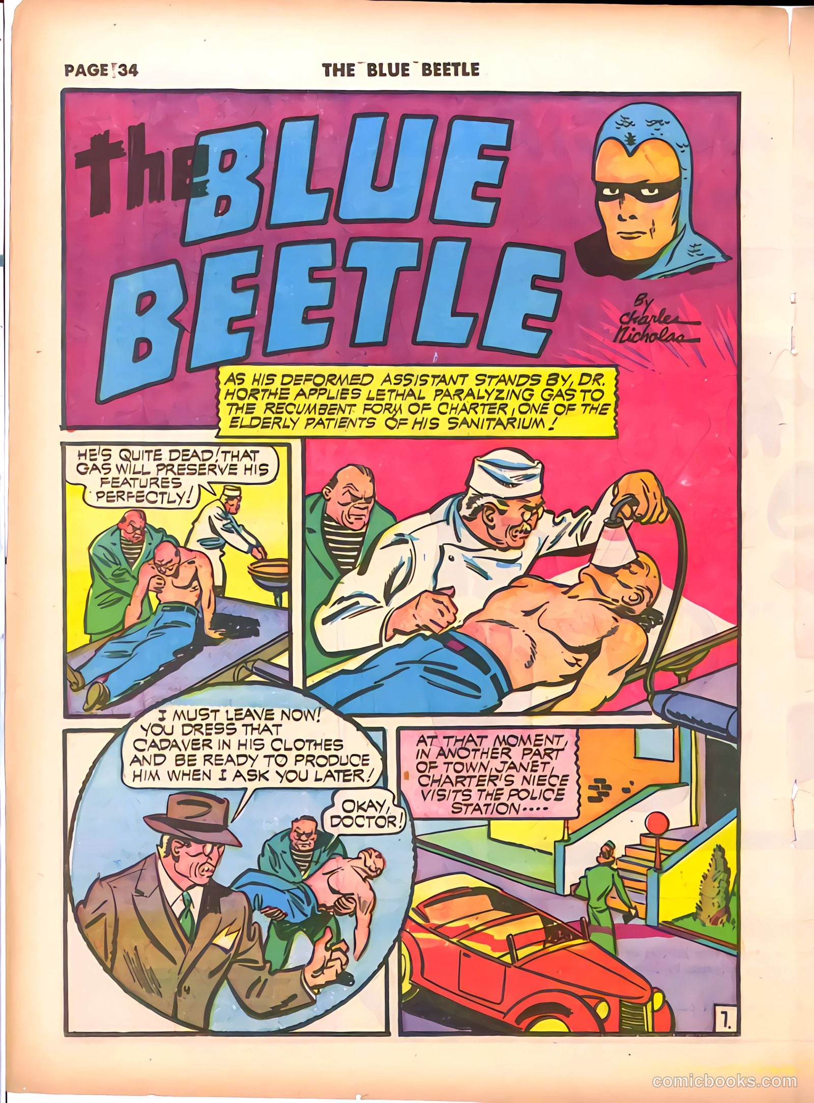 Blue Beetle #9 (1941) — page 35 of 67