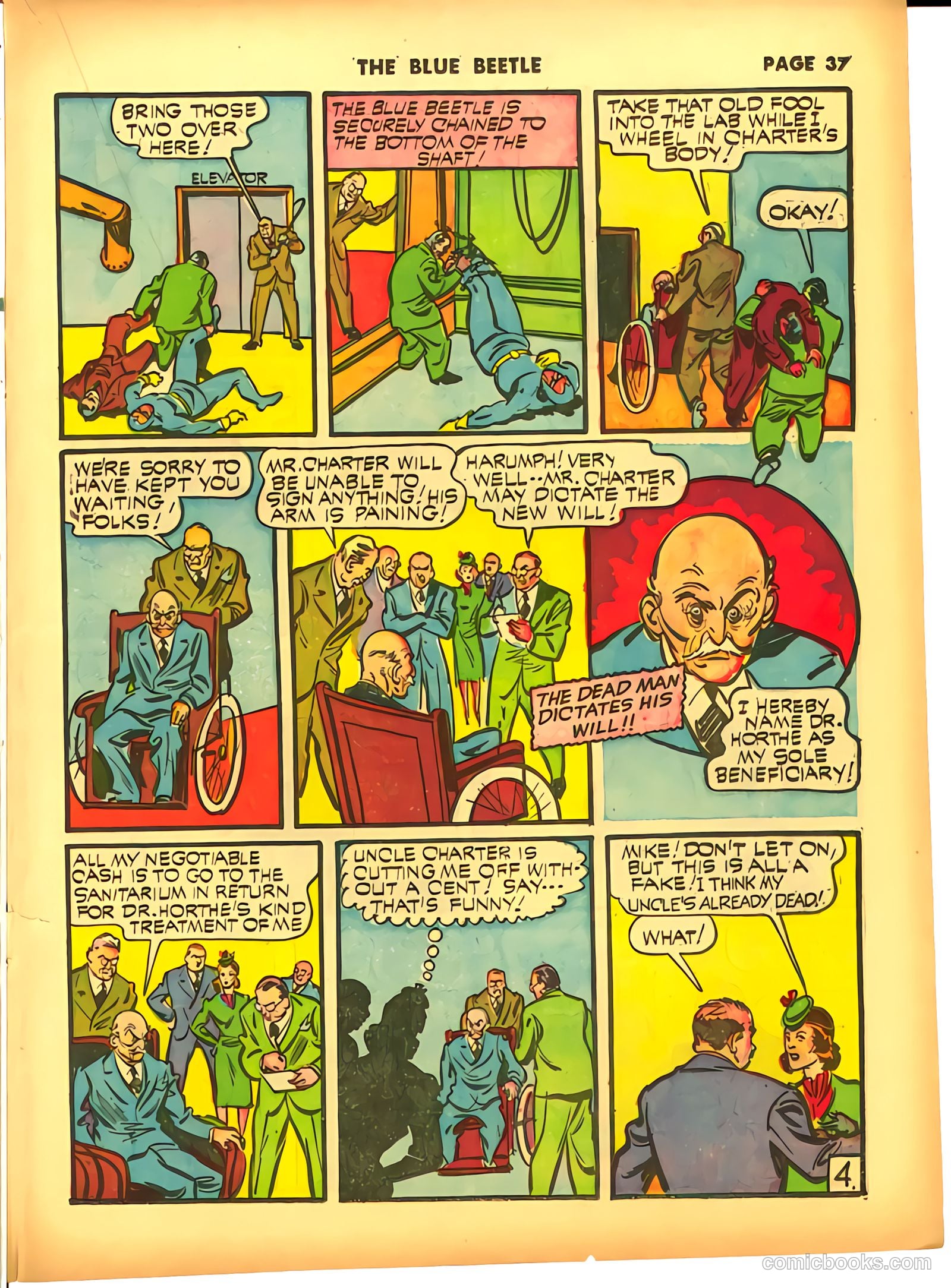 Blue Beetle #9 (1941) — page 38 of 67