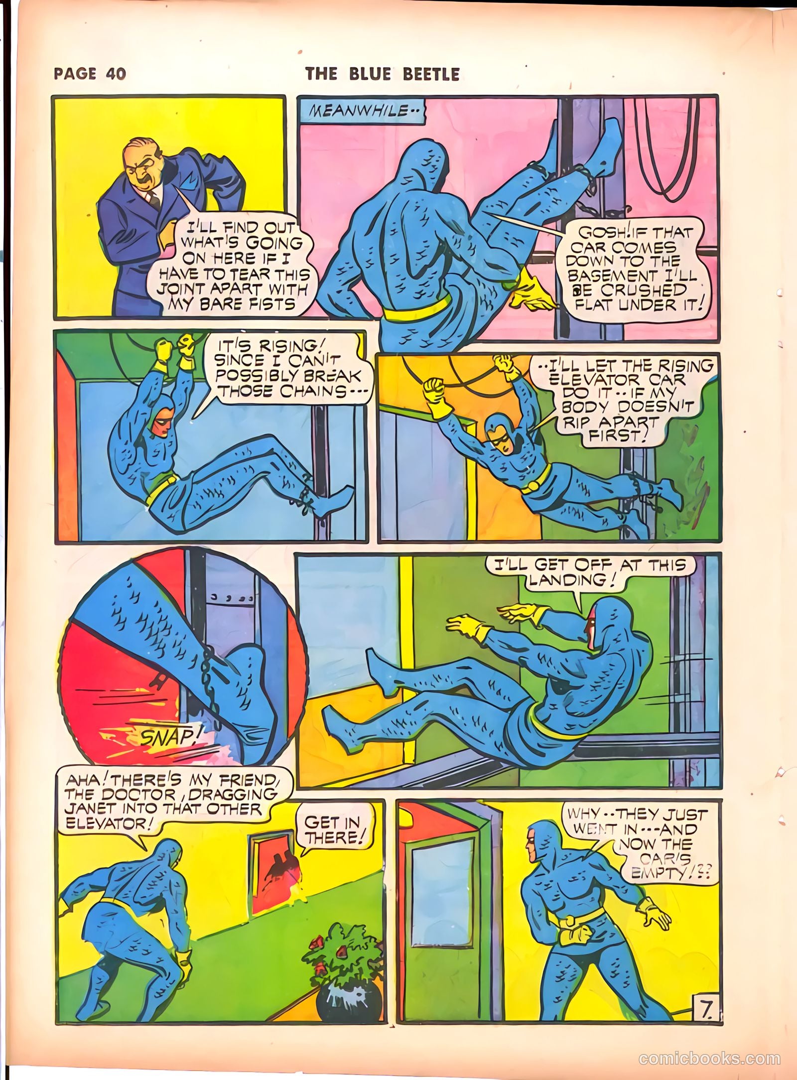 Blue Beetle #9 (1941) — page 41 of 67