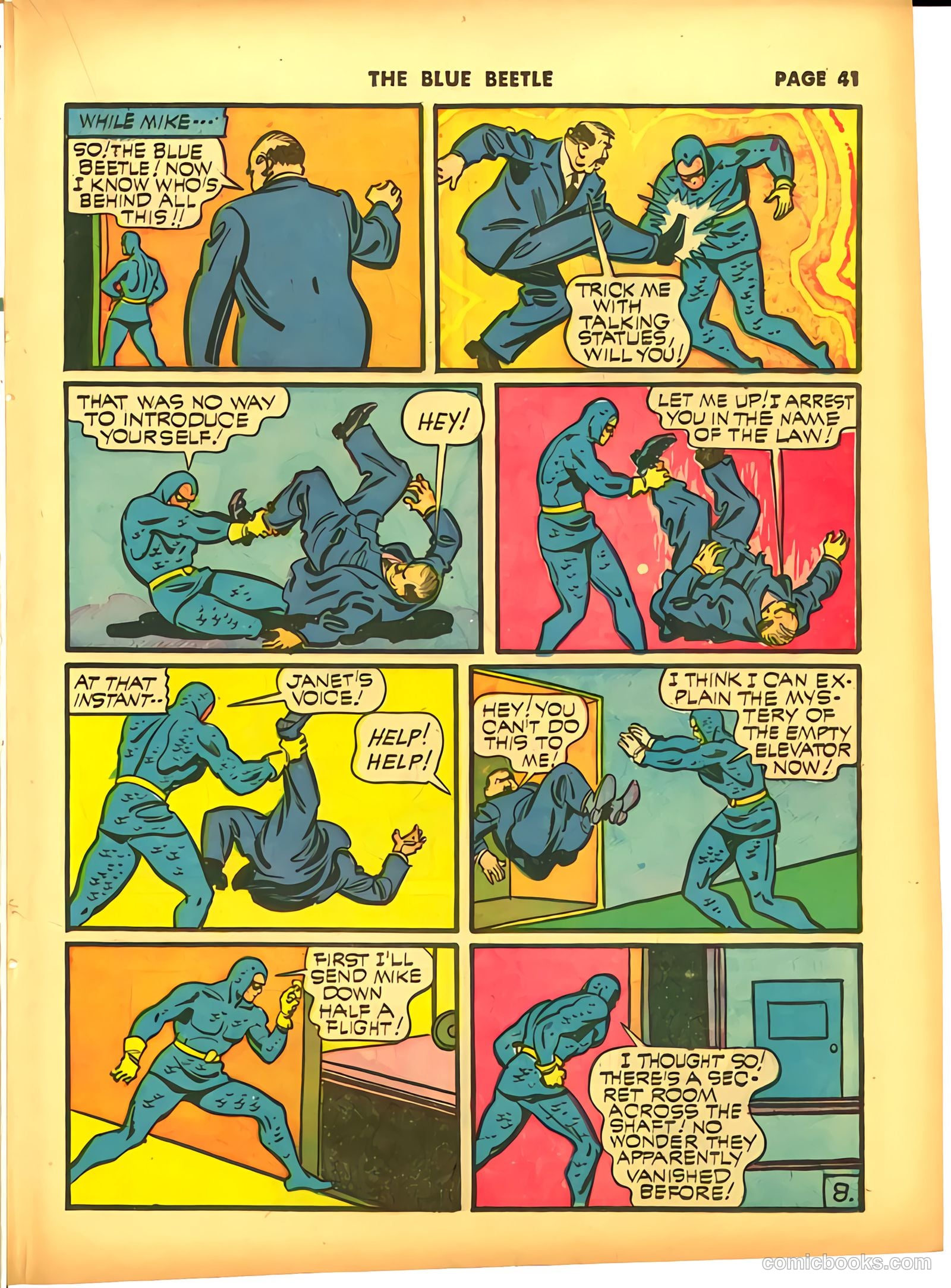 Blue Beetle #9 (1941) — page 42 of 67