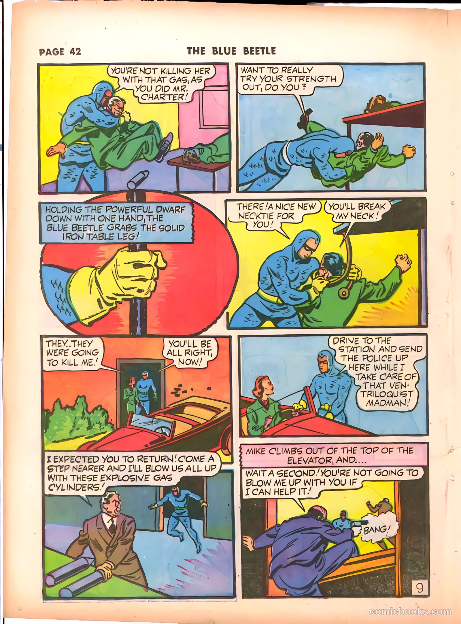 Blue Beetle #9 (1941) — page 43 of 67