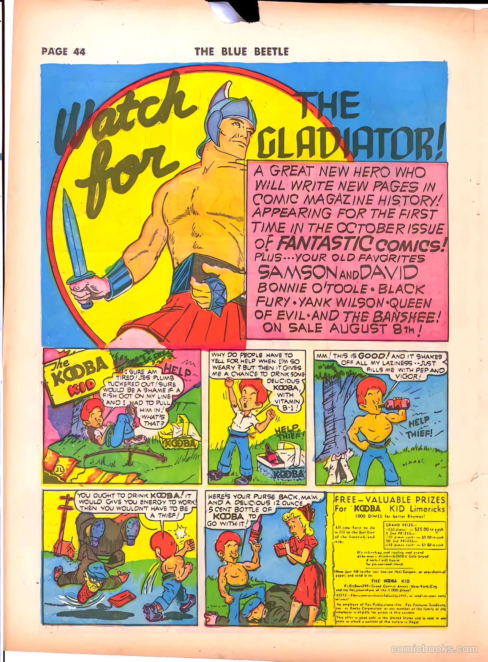 Blue Beetle #9 (1941) — page 45 of 67