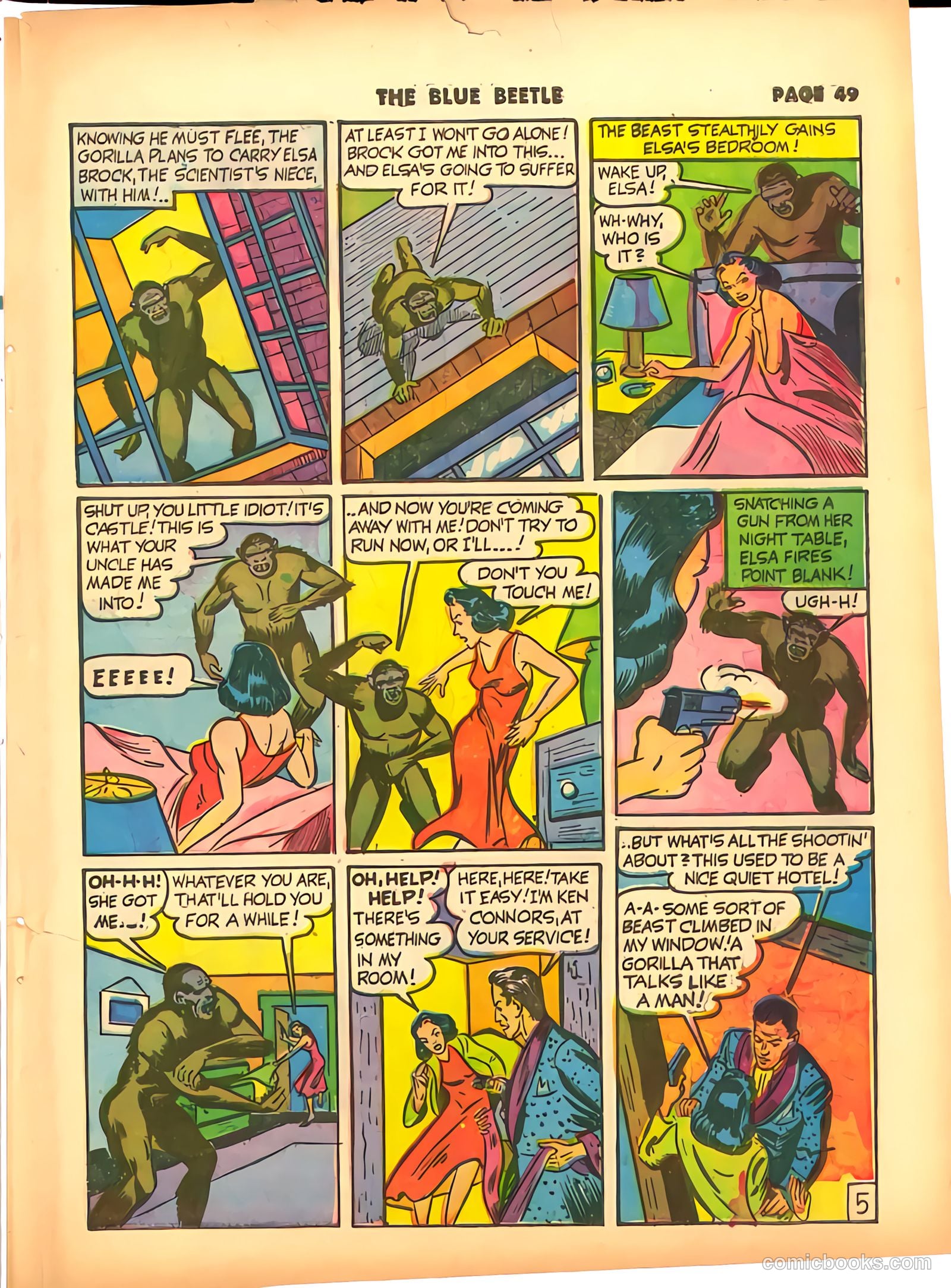 Blue Beetle #9 (1941) — page 50 of 67