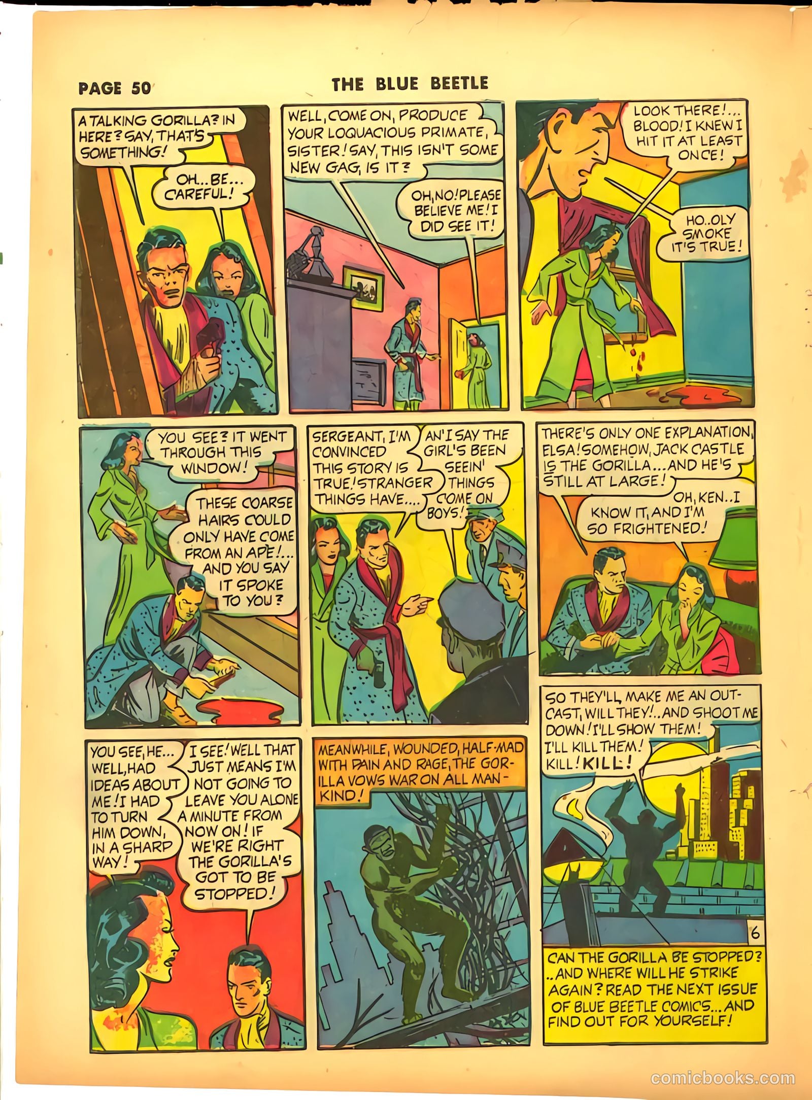 Blue Beetle #9 (1941) — page 51 of 67