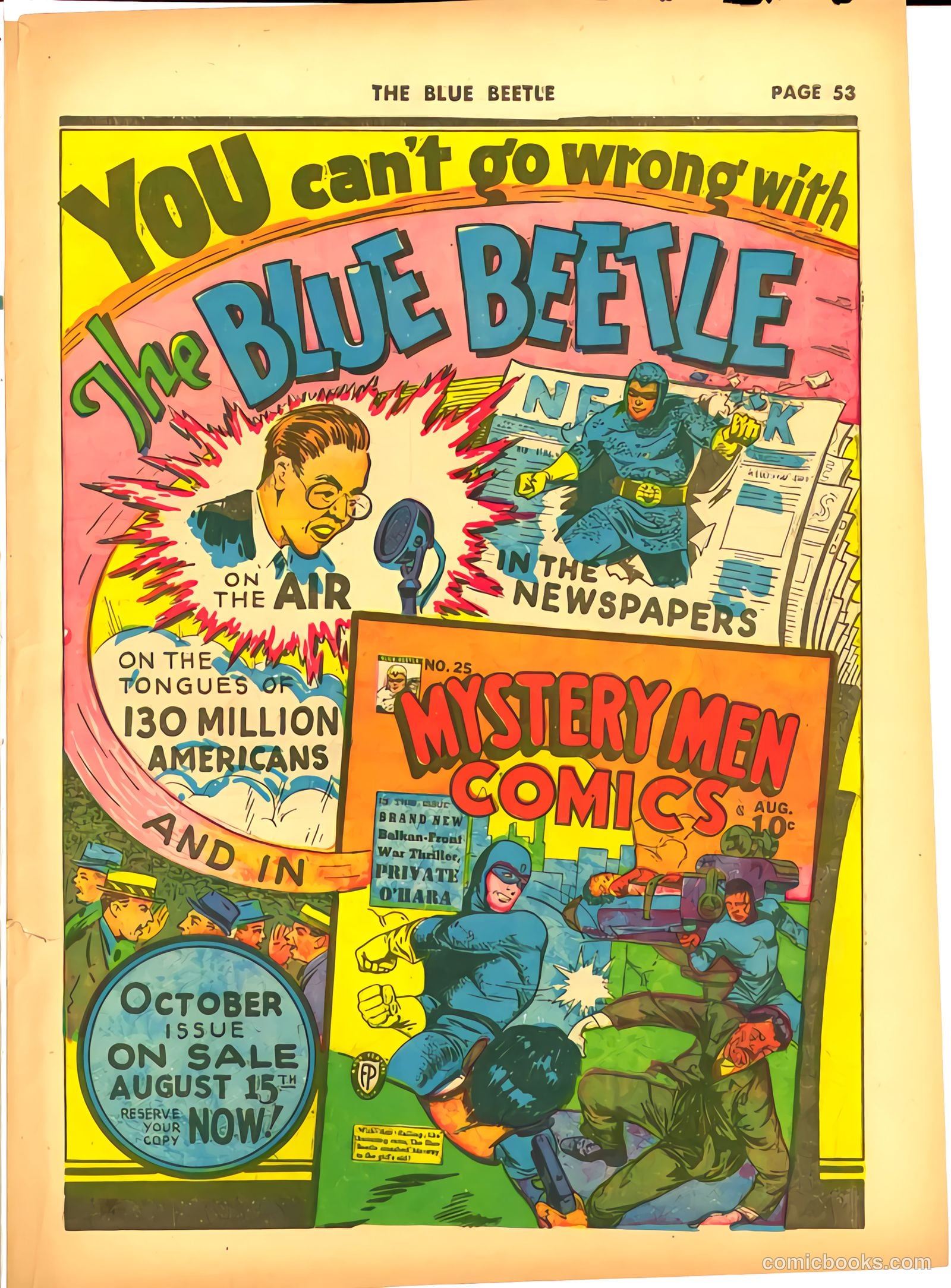Blue Beetle #9 (1941) — page 54 of 67
