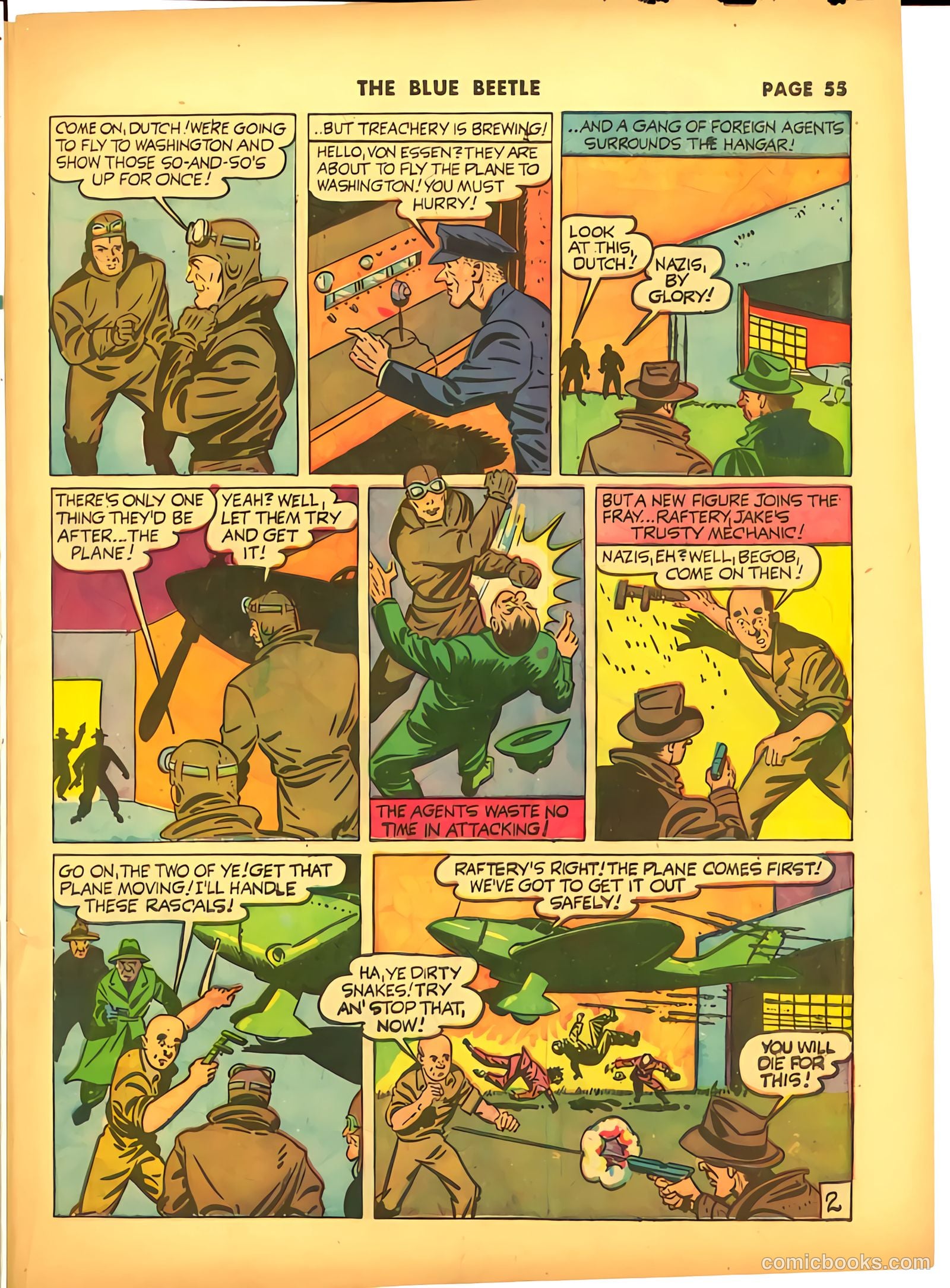 Blue Beetle #9 (1941) — page 56 of 67