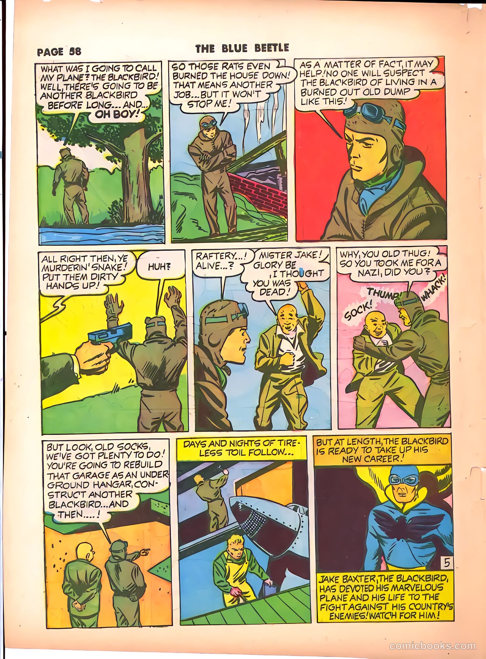 Blue Beetle #9 (1941) — page 59 of 67