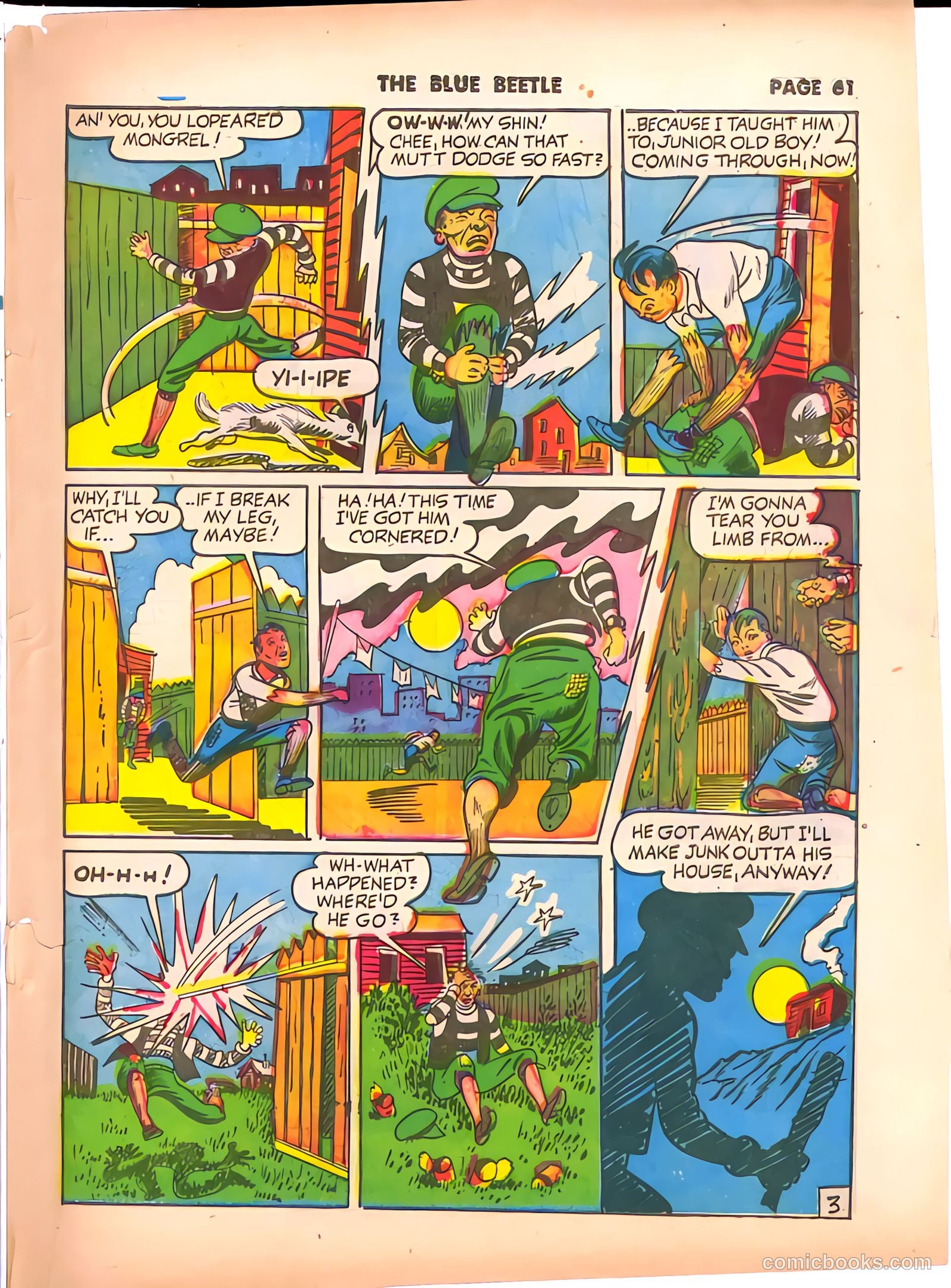 Blue Beetle #9 (1941) — page 62 of 67