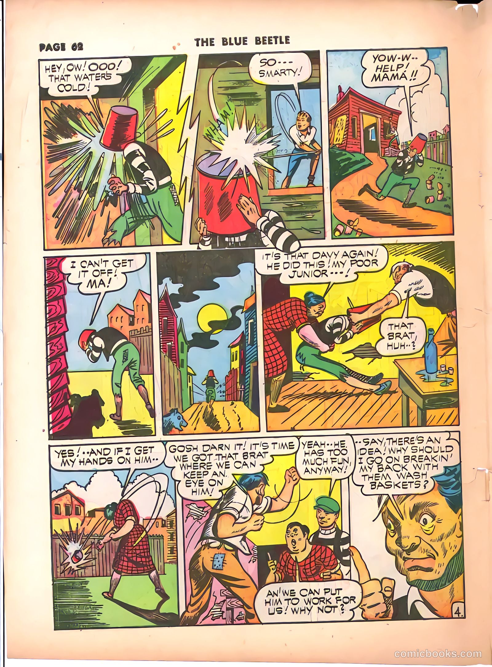 Blue Beetle #9 (1941) — page 63 of 67
