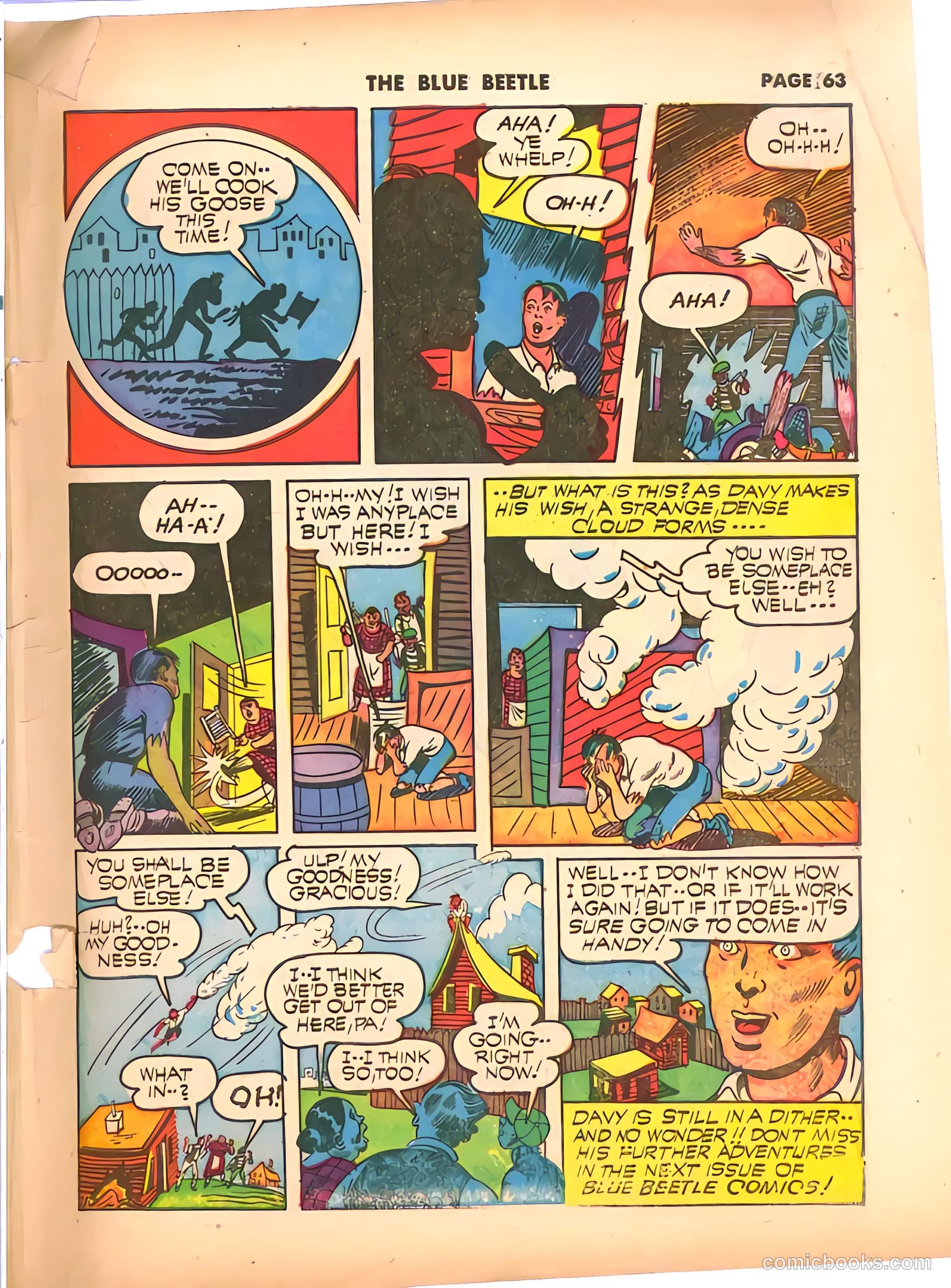 Blue Beetle #9 (1941) — page 64 of 67