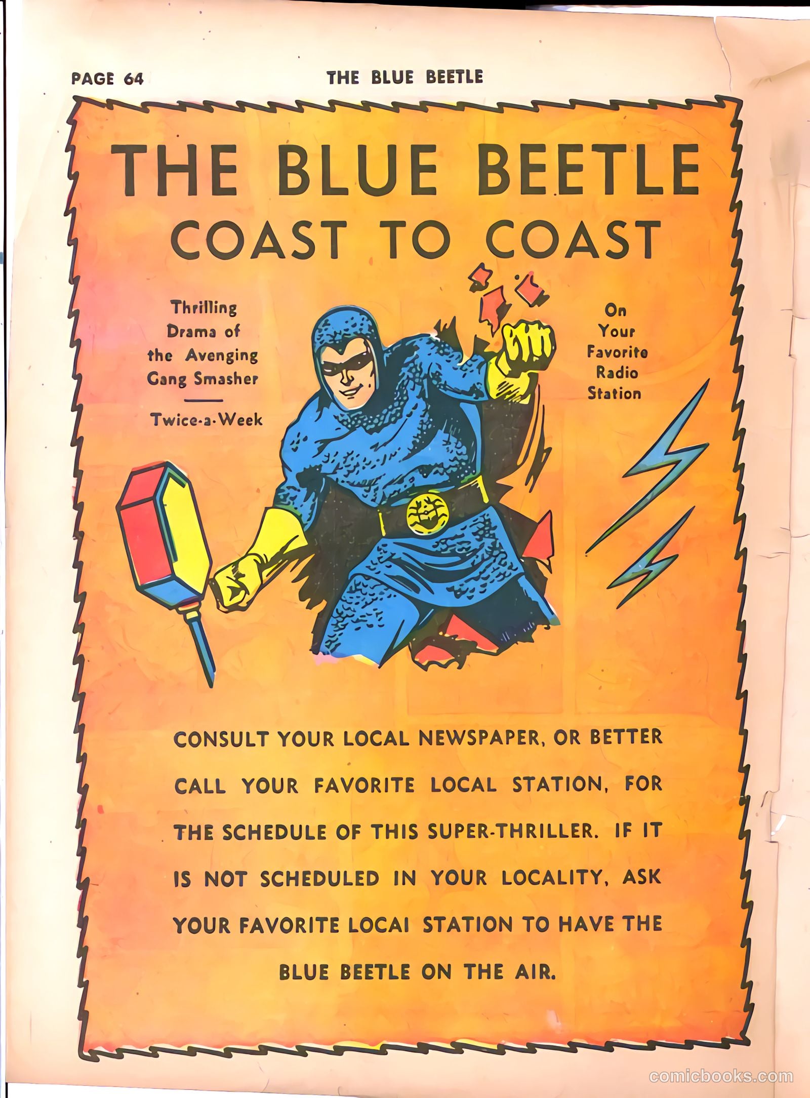 Blue Beetle #9 (1941) — page 65 of 67
