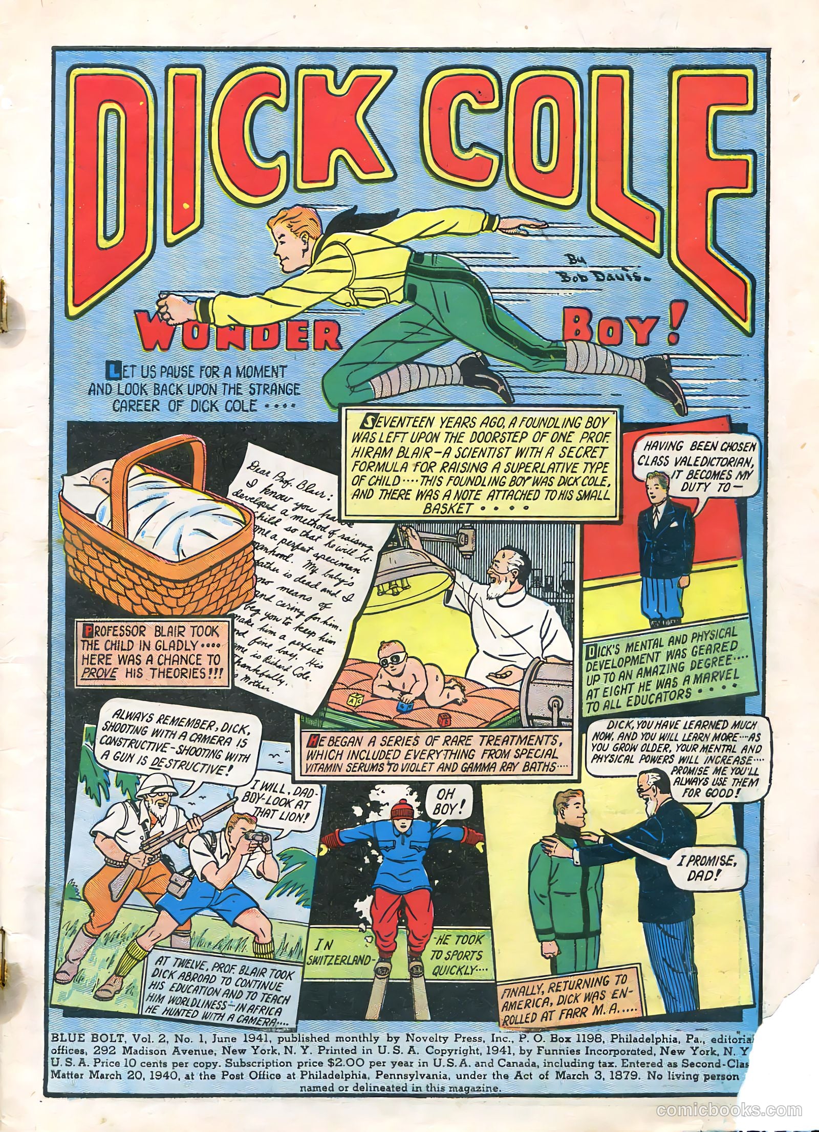 Blue Bolt #1 (1940) — page 4 of 69