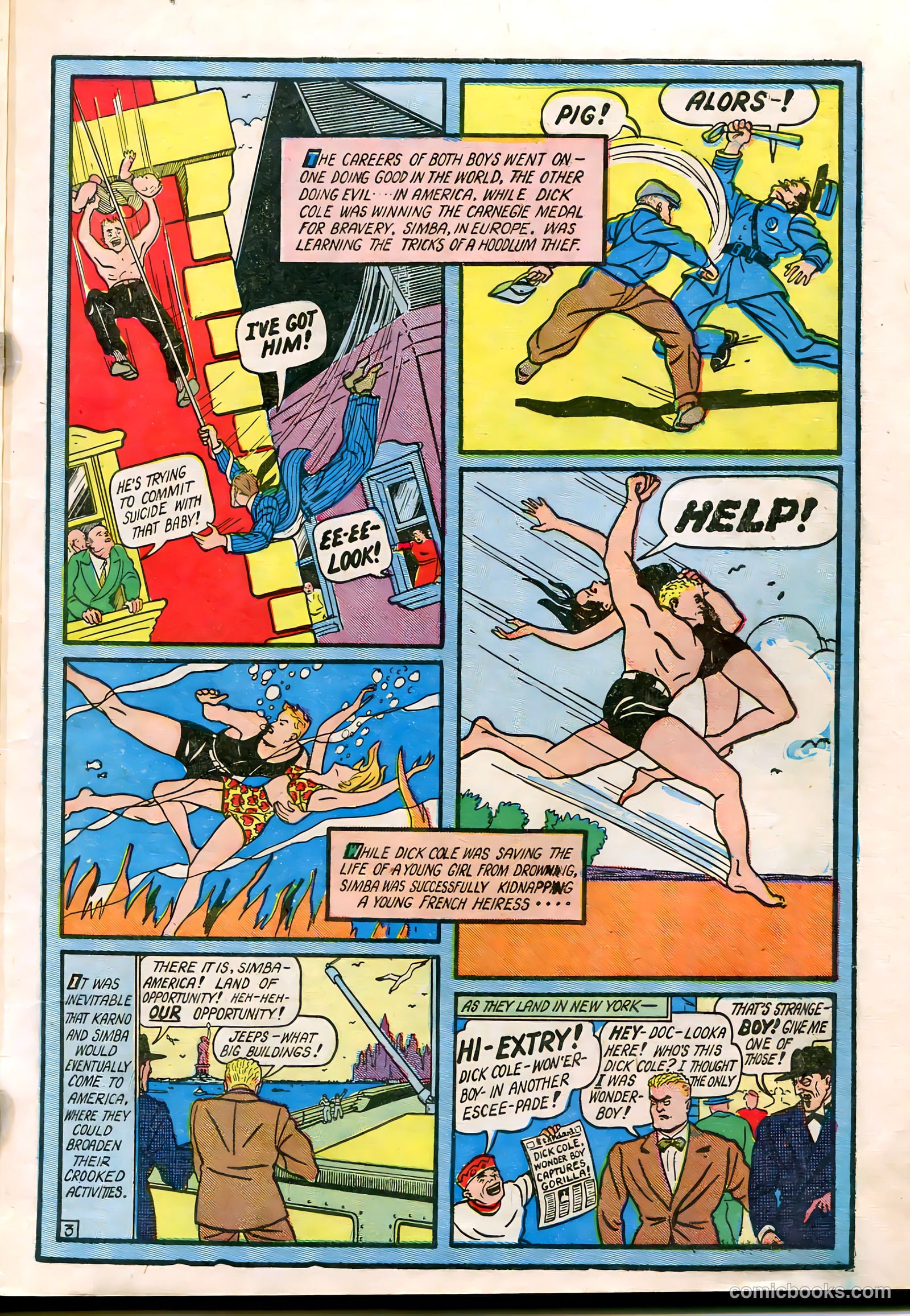 Blue Bolt #1 (1940) — page 6 of 69