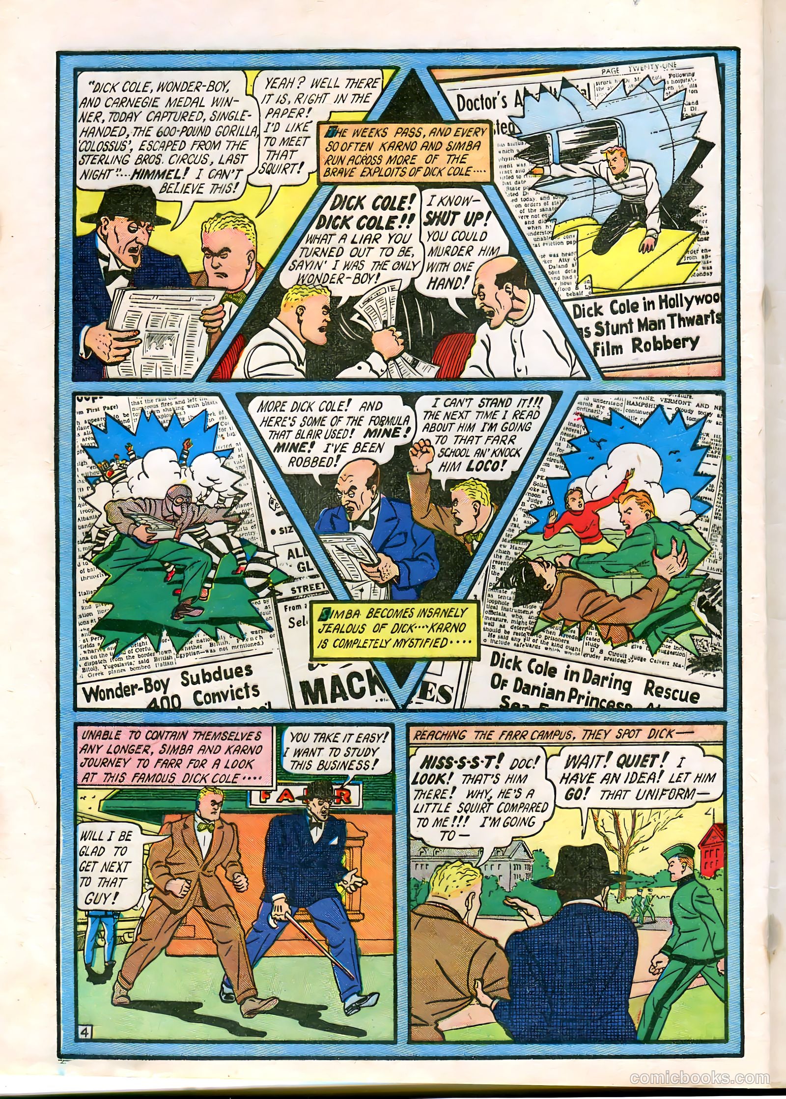 Blue Bolt #1 (1940) — page 7 of 69