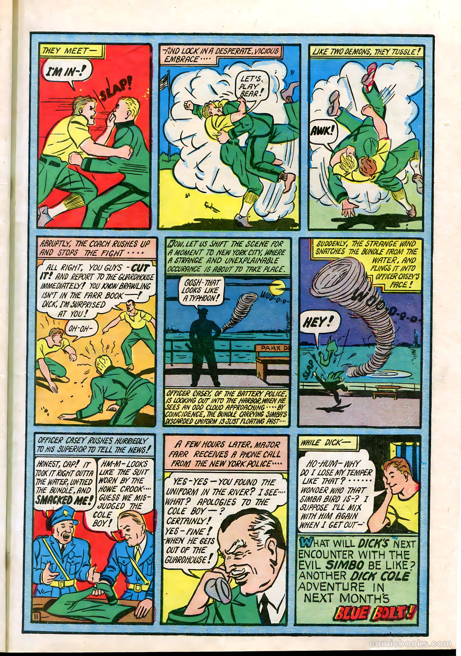 Blue Bolt #1 (1940) — page 14 of 69