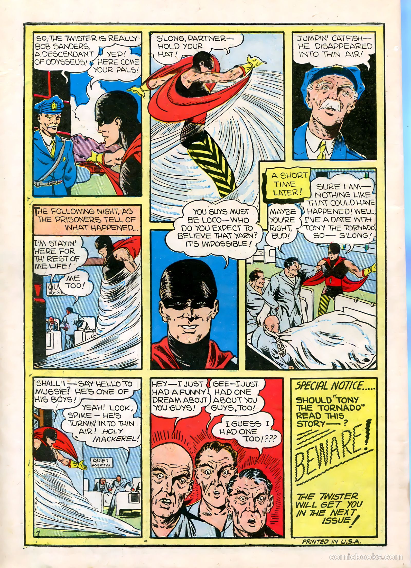 Blue Bolt #1 (1940) — page 67 of 69