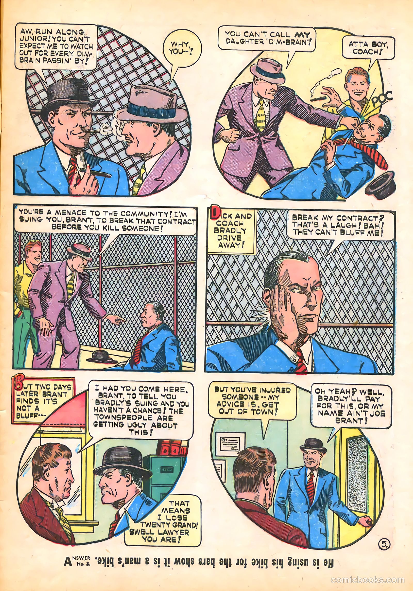 Blue Bolt #10 (1953) — page 7 of 52