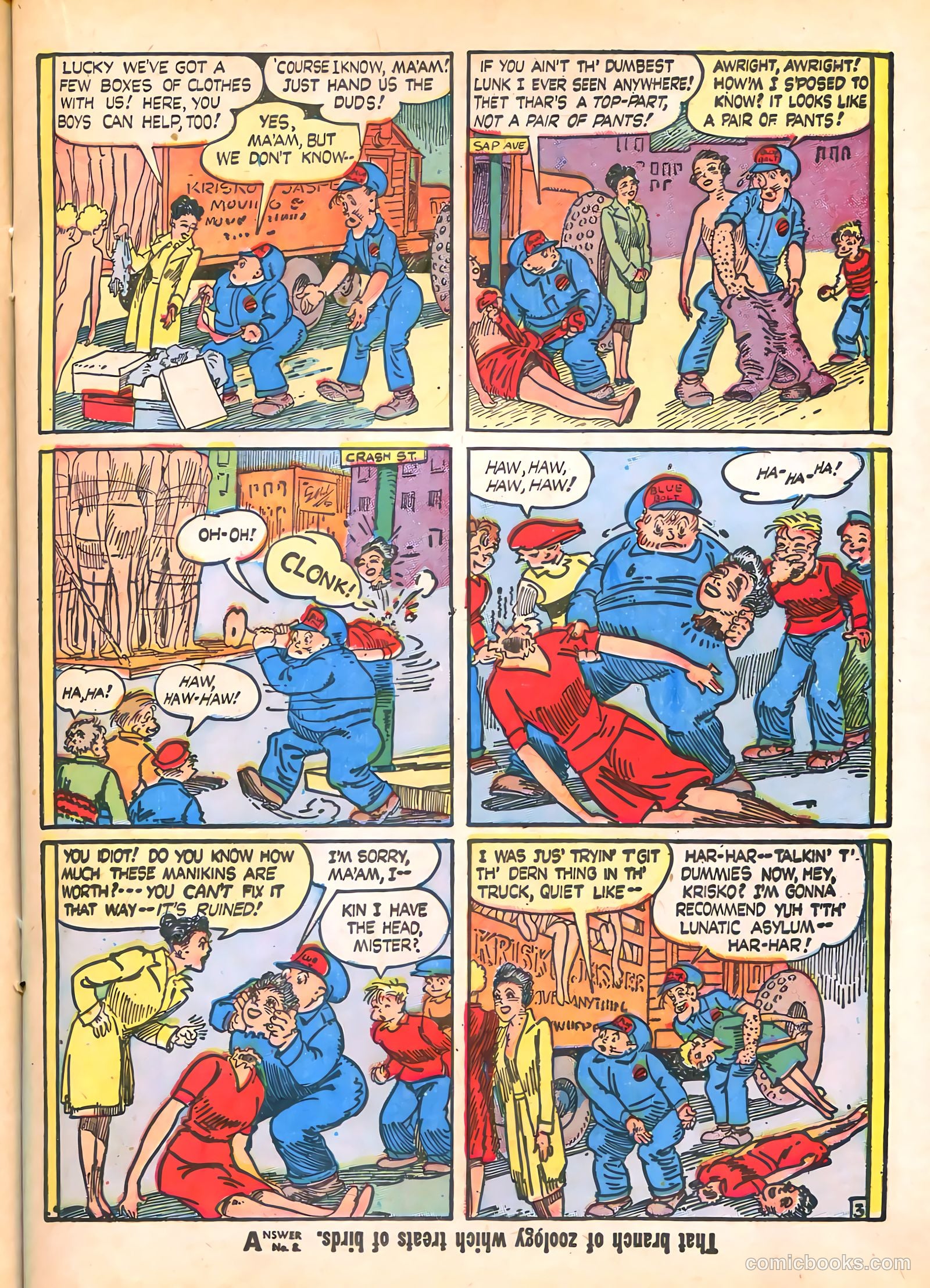 Blue Bolt #10 (1953) — page 23 of 52