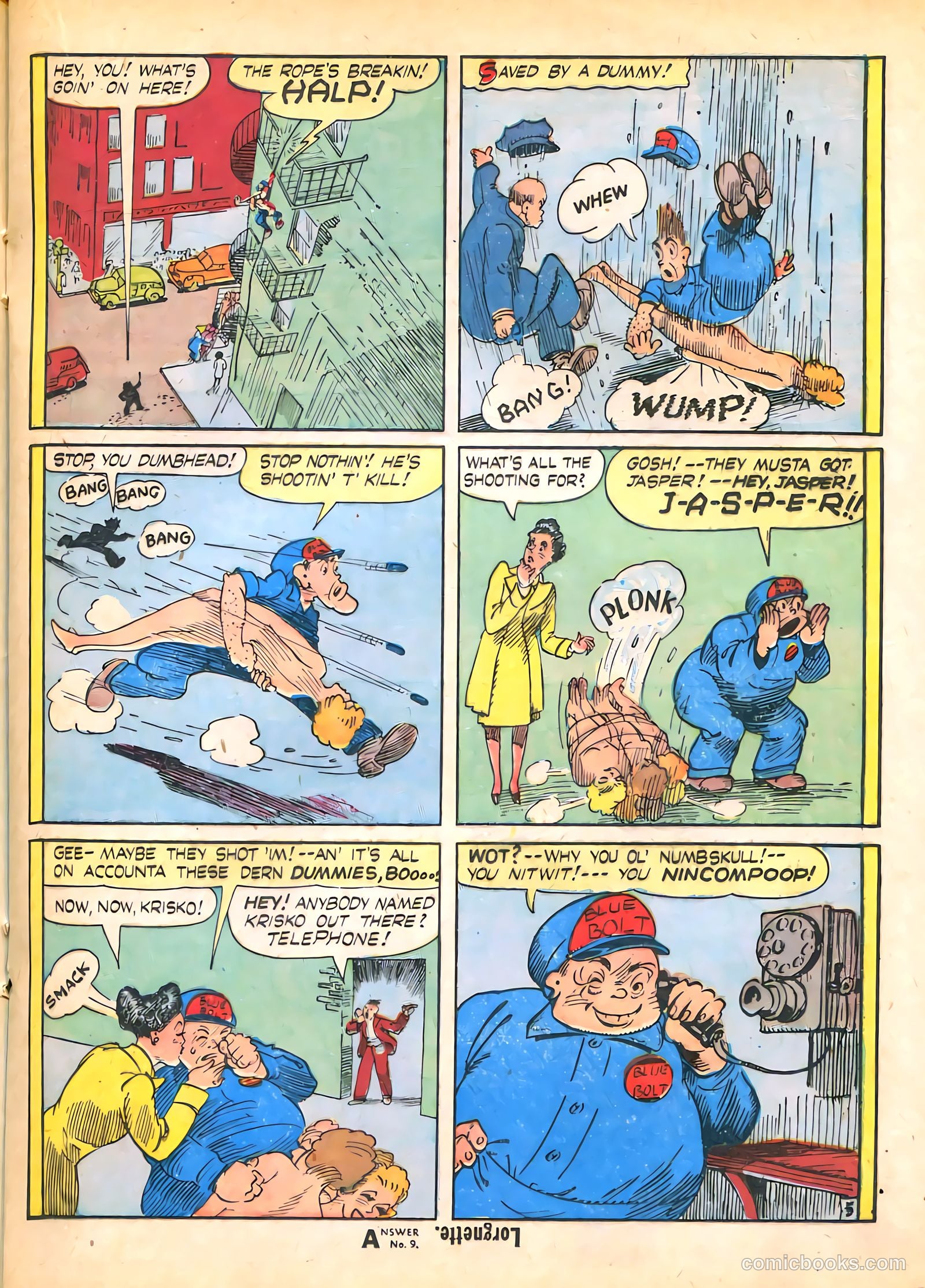 Blue Bolt #10 (1953) — page 25 of 52