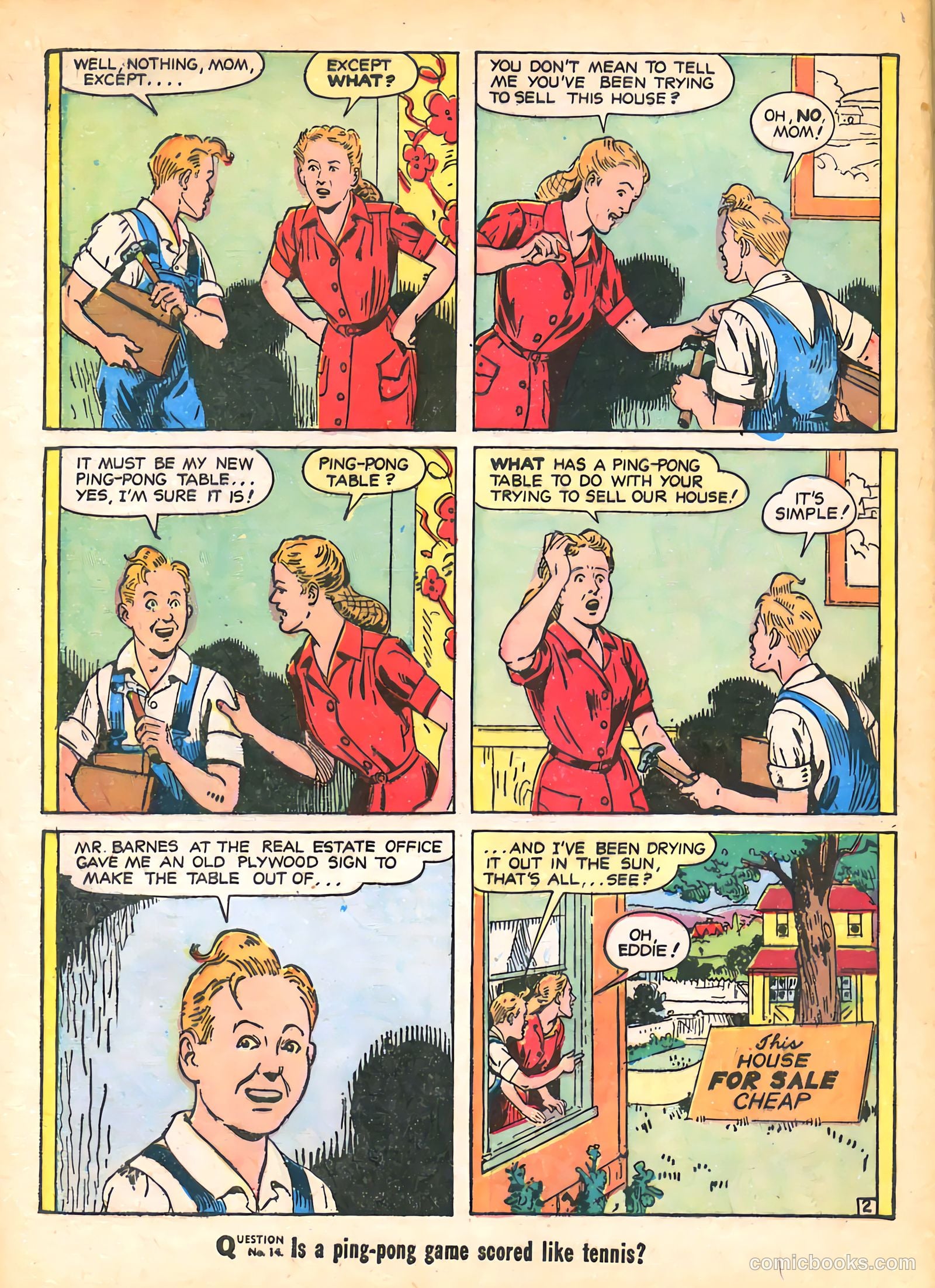 Blue Bolt #10 (1953) — page 40 of 52