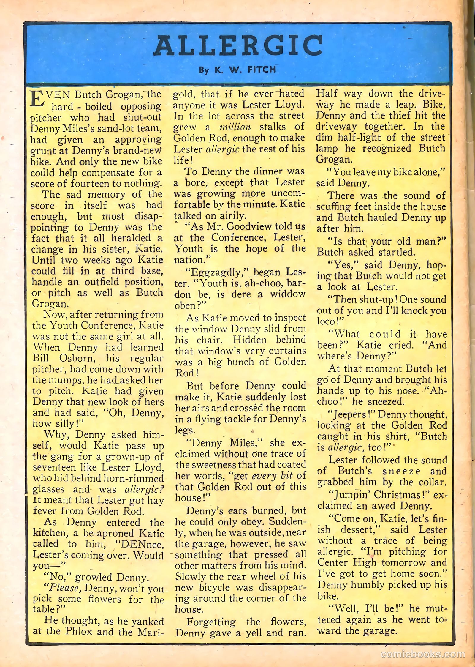 Blue Bolt #10 (1953) — page 48 of 52