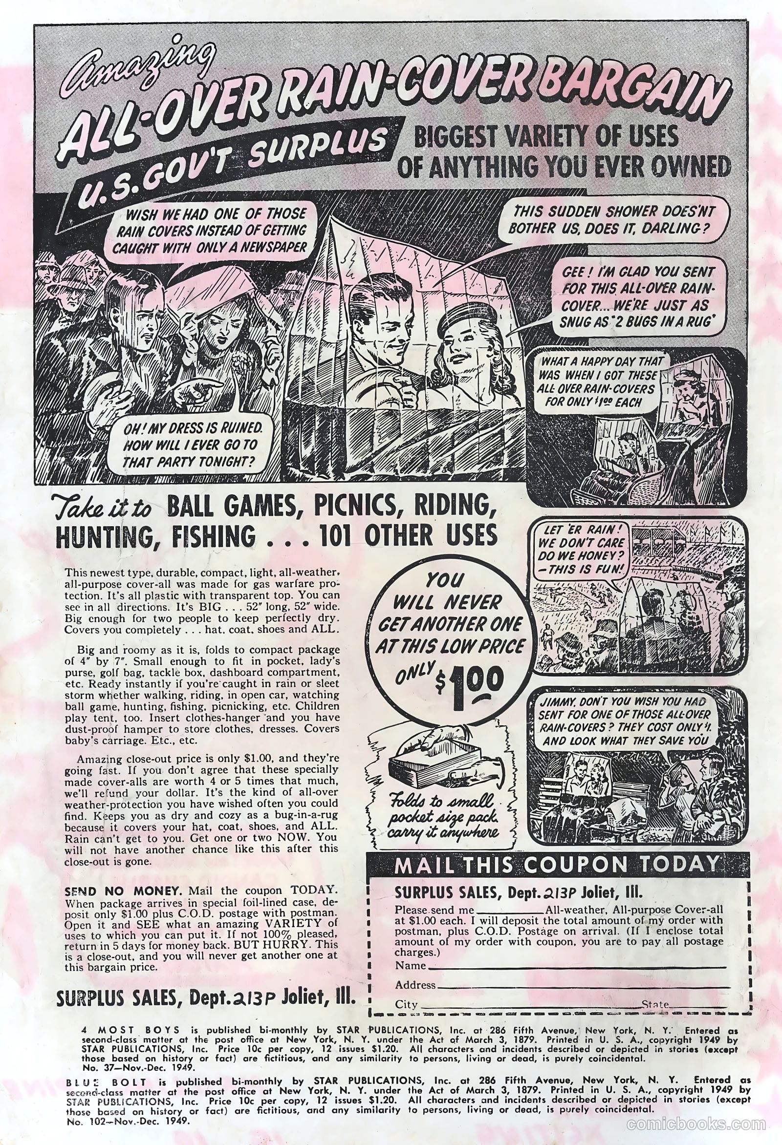 Blue Bolt #102 (1949) — page 2 of 36