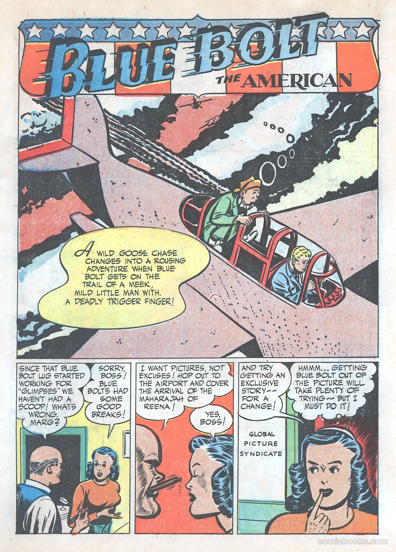 Blue Bolt #102 (1949) — page 3 of 36