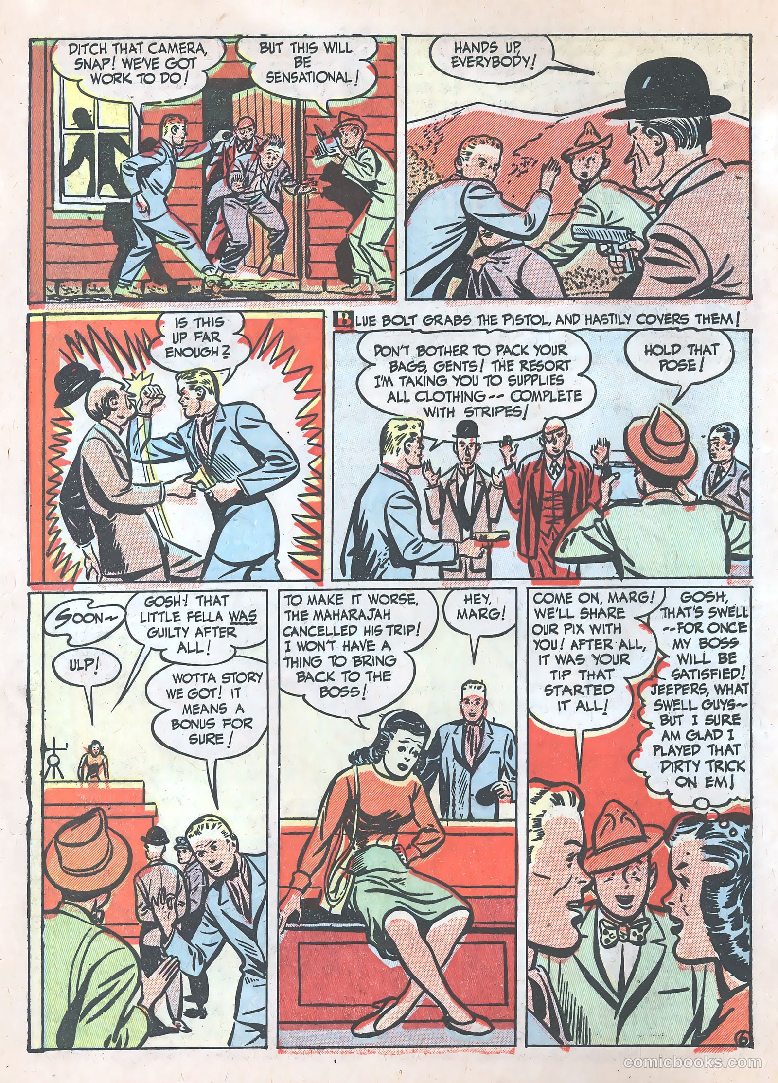 Blue Bolt #102 (1949) — page 8 of 36