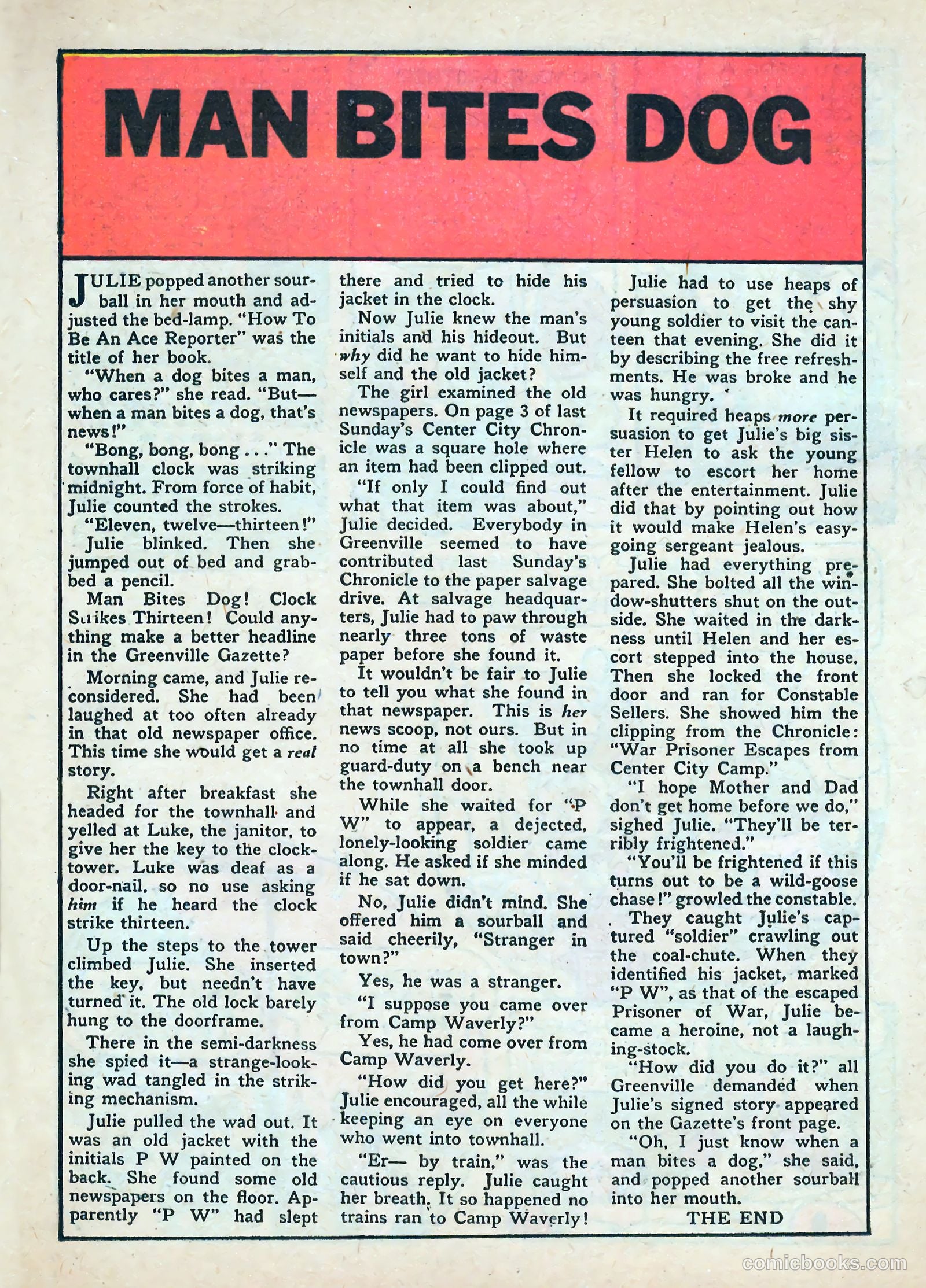 Blue Bolt #102 (1949) — page 18 of 36