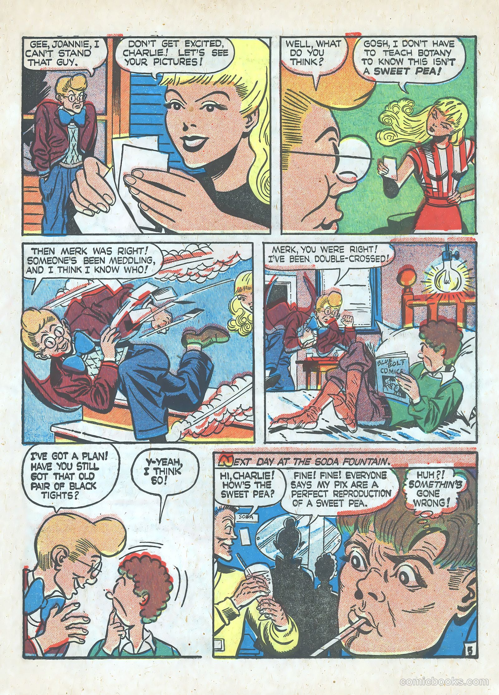 Blue Bolt #102 (1949) — page 23 of 36