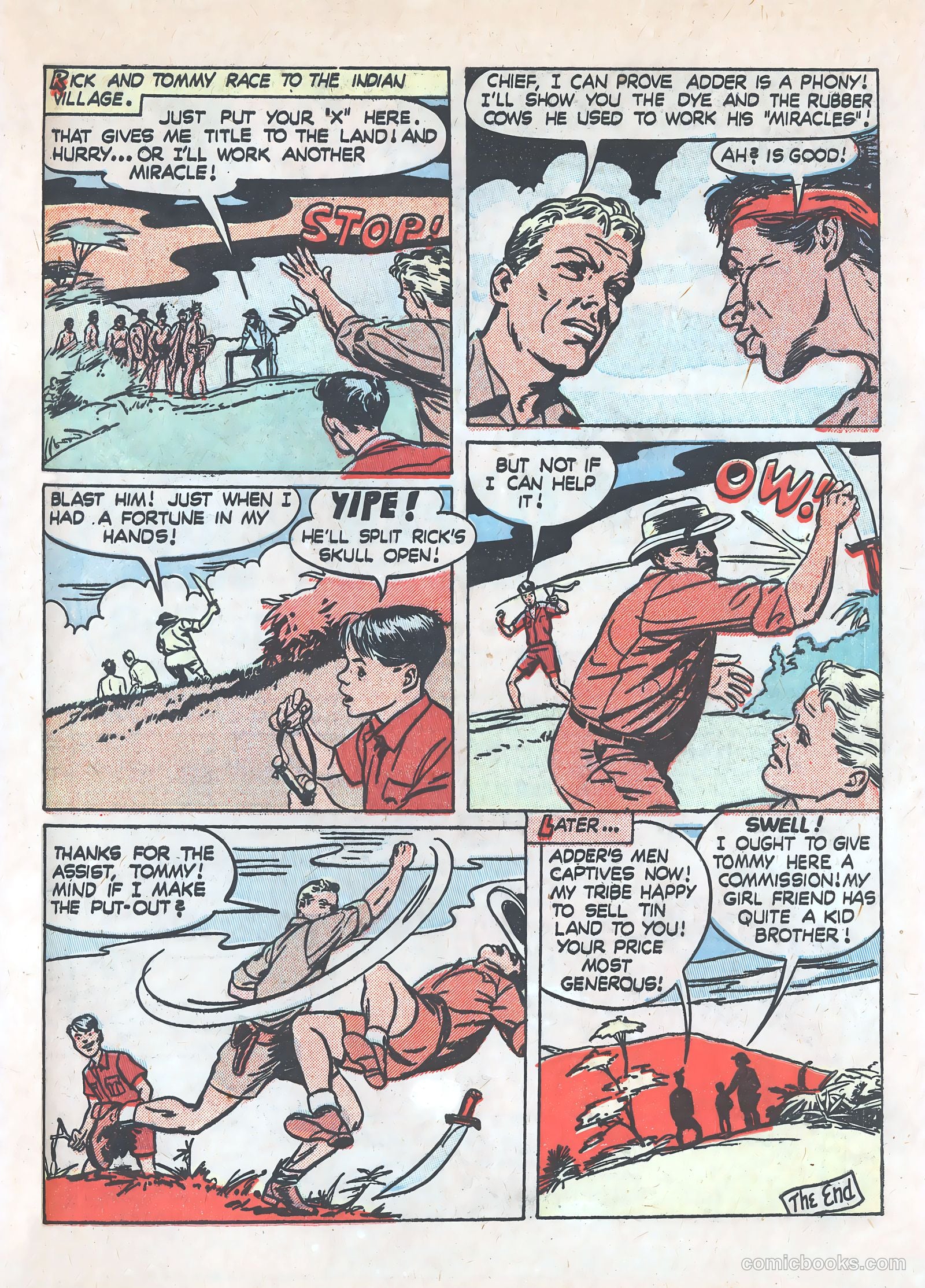 Blue Bolt #102 (1949) — page 33 of 36