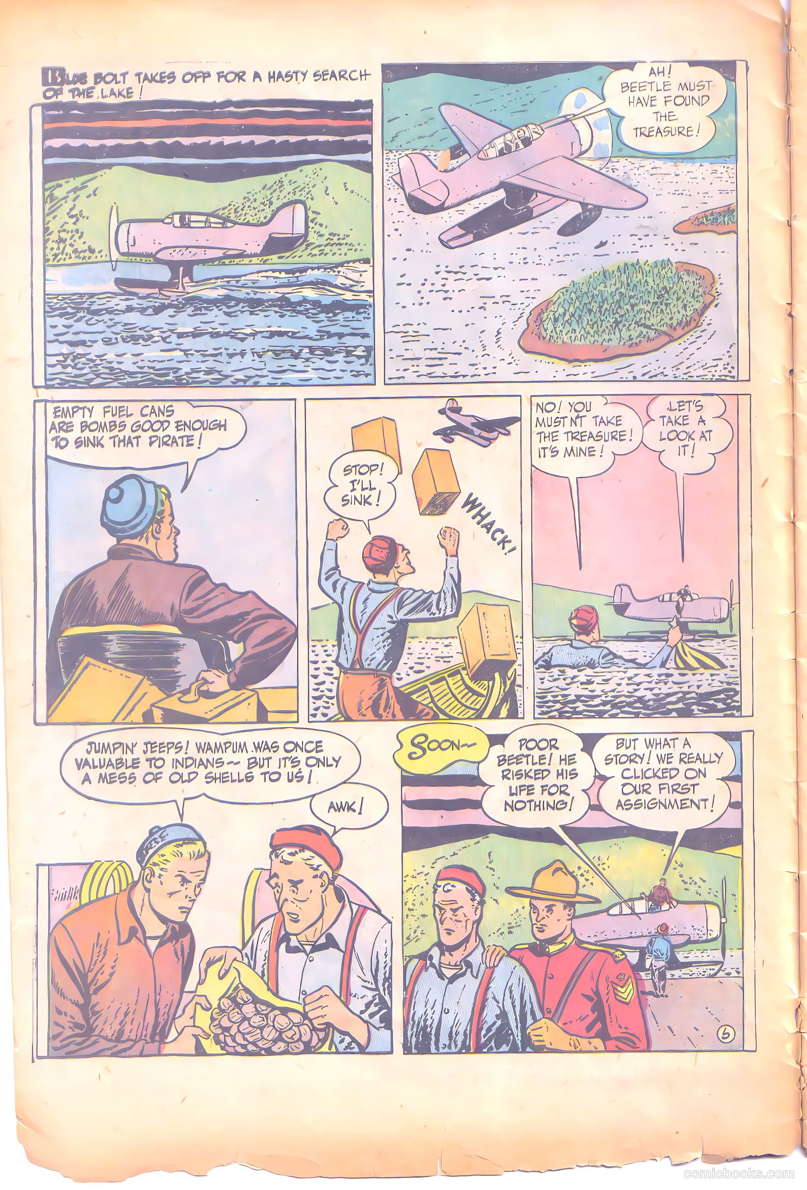 Blue Bolt #103 (1950) — page 8 of 36