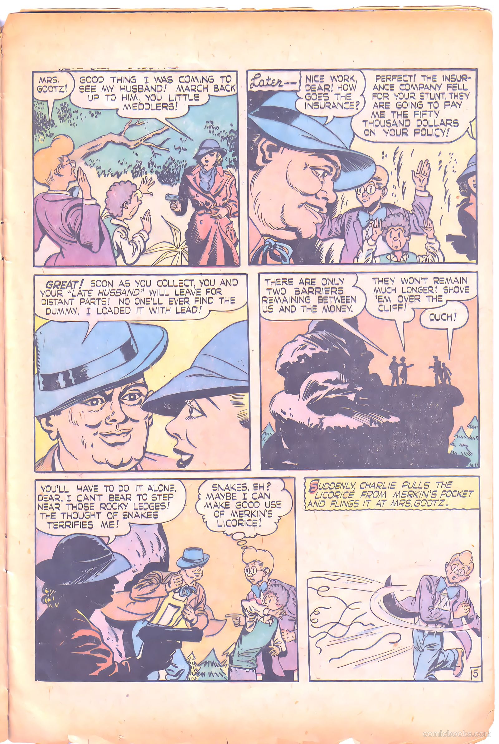 Blue Bolt #103 (1950) — page 23 of 36