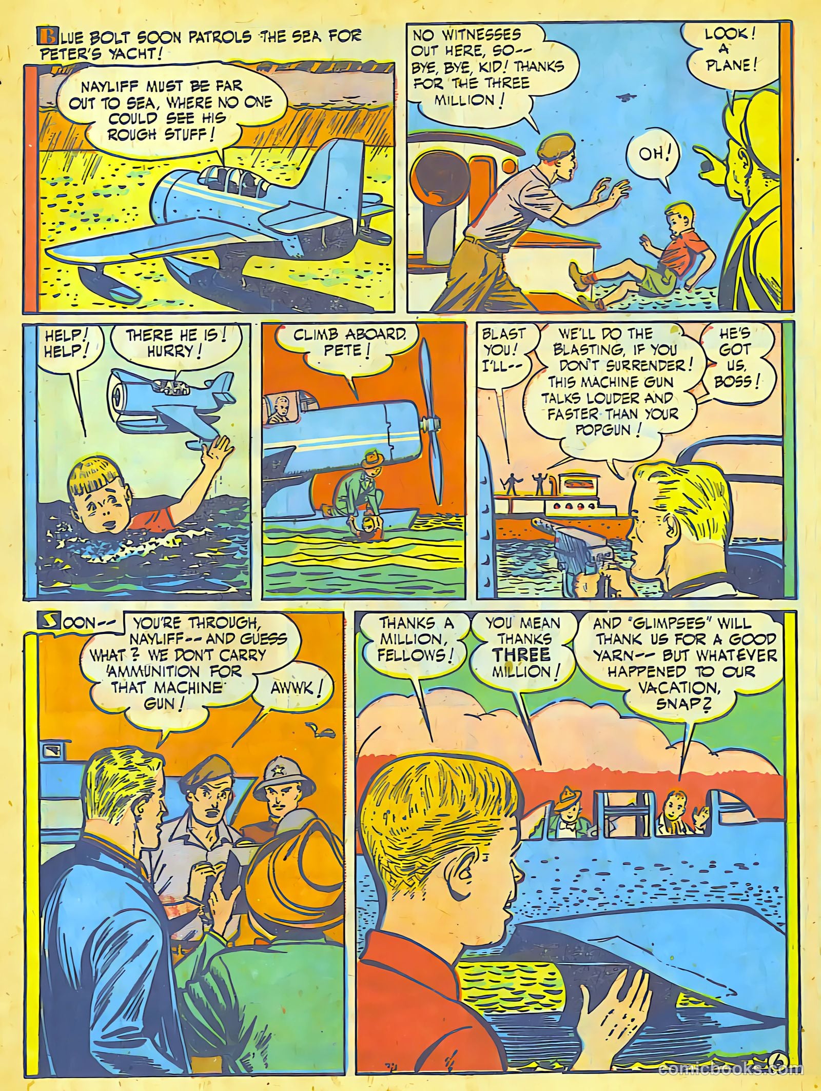 Blue Bolt #104 (1950) — page 8 of 33