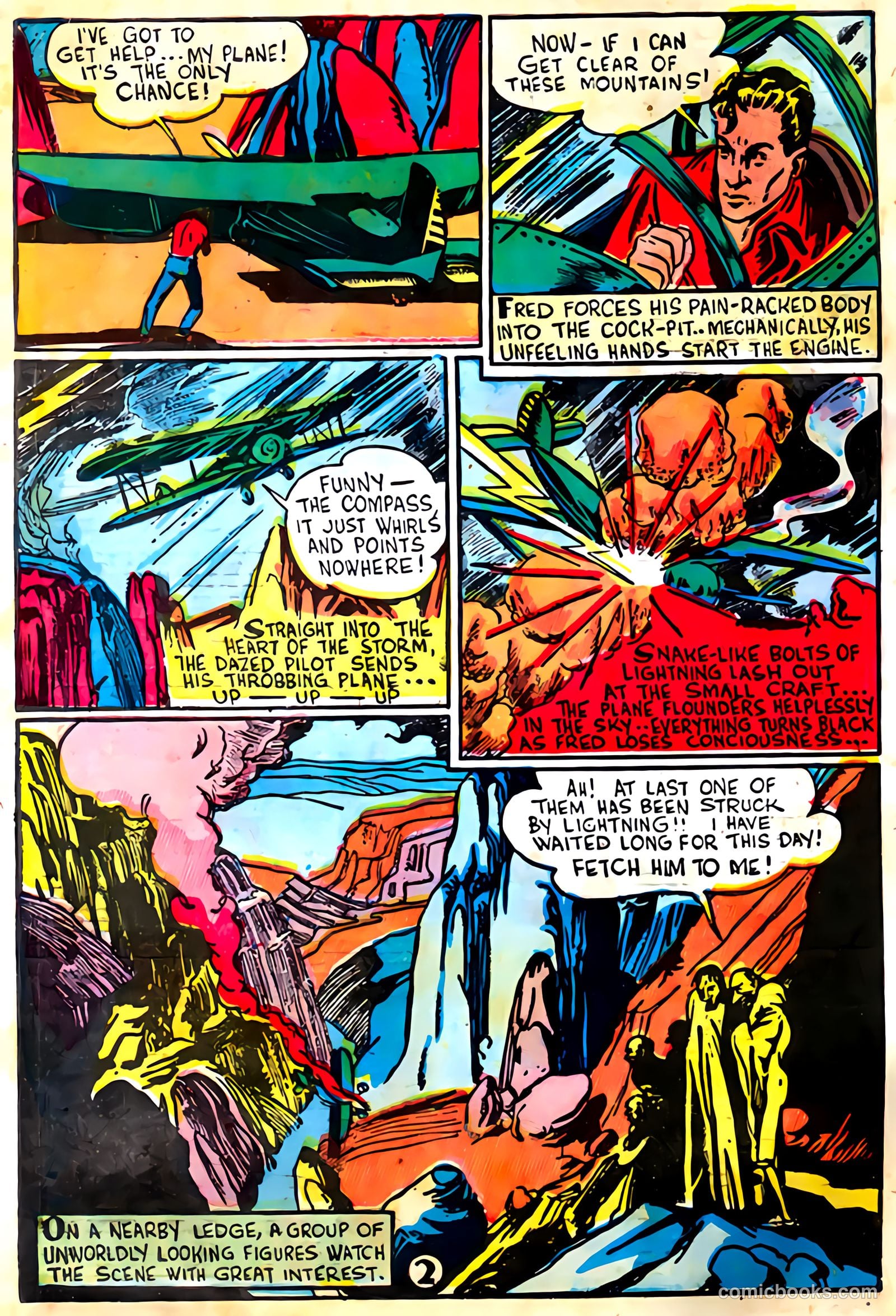 Blue Bolt #105 (1950) — page 2 of 8