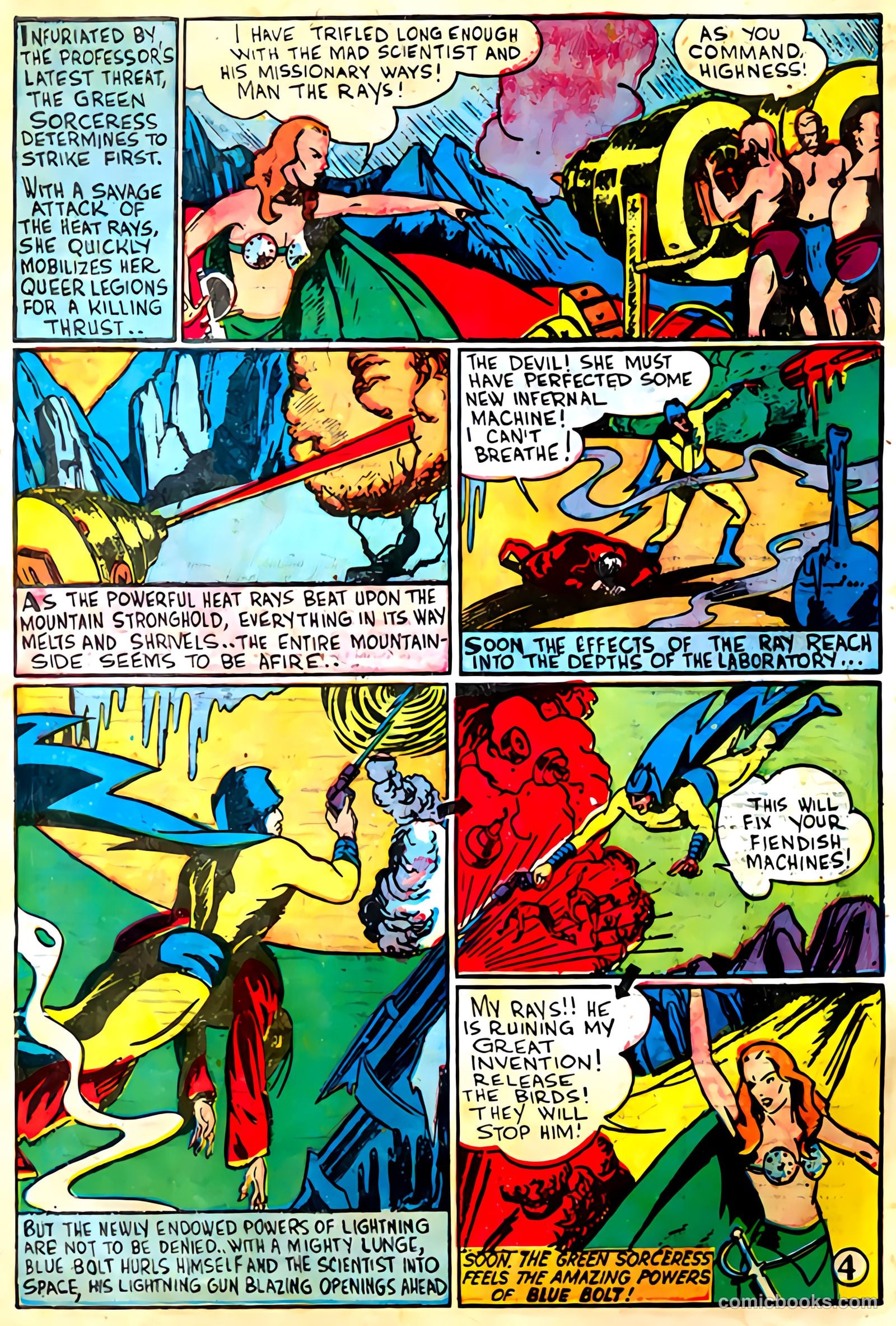 Blue Bolt #105 (1950) — page 4 of 8